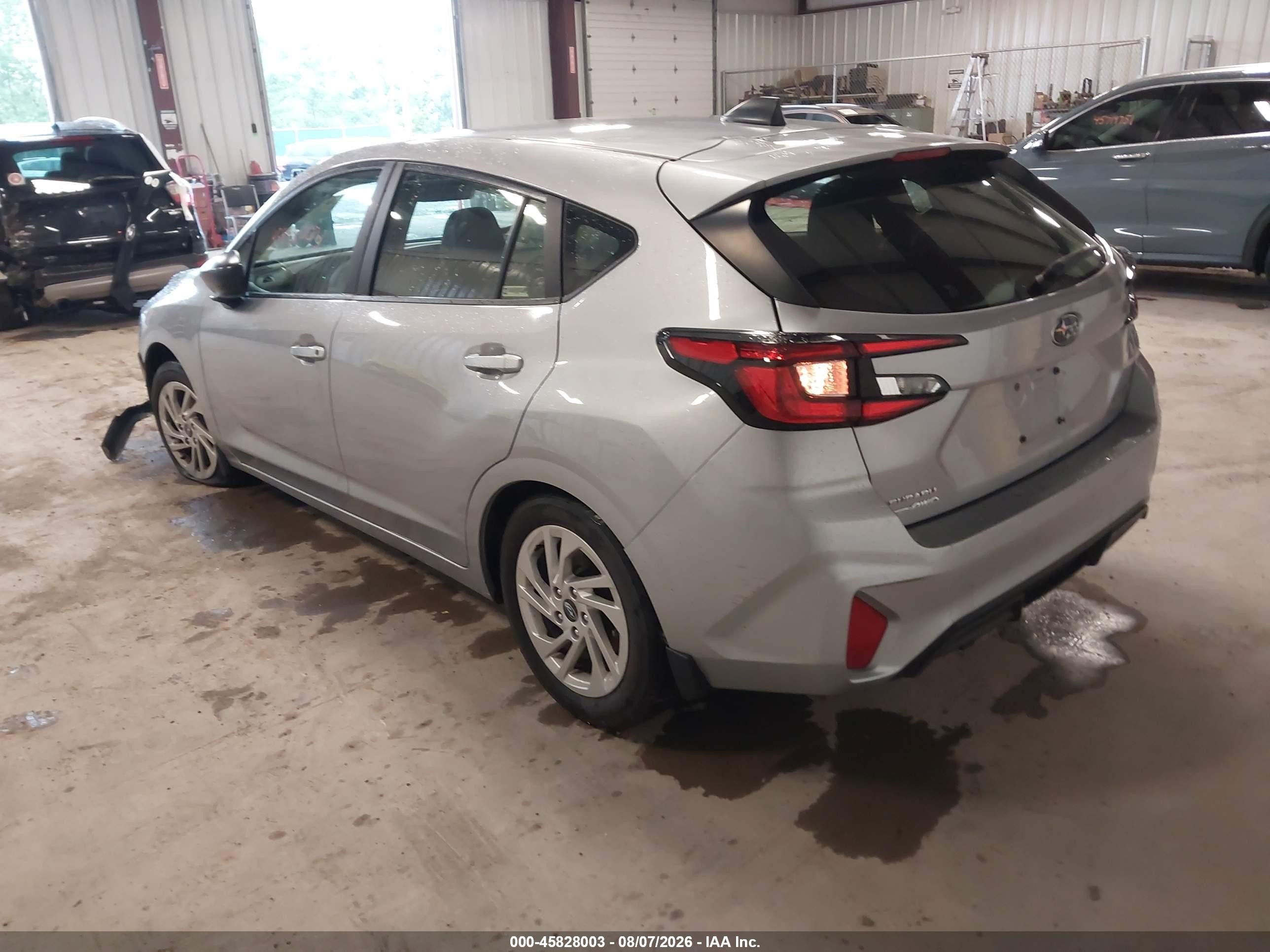 2024 Subaru Impreza Base 5-door Silver vin: JF1GUABCXR8880967
