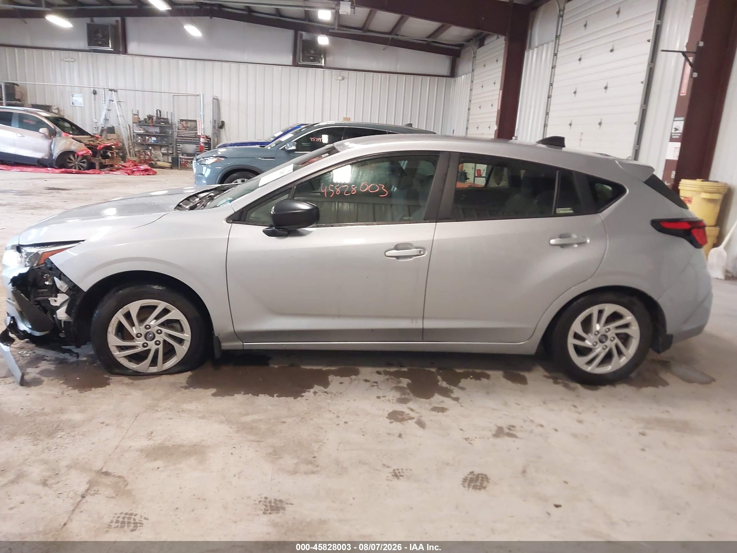 2024 Subaru Impreza Base 5-door Silver vin: JF1GUABCXR8880967