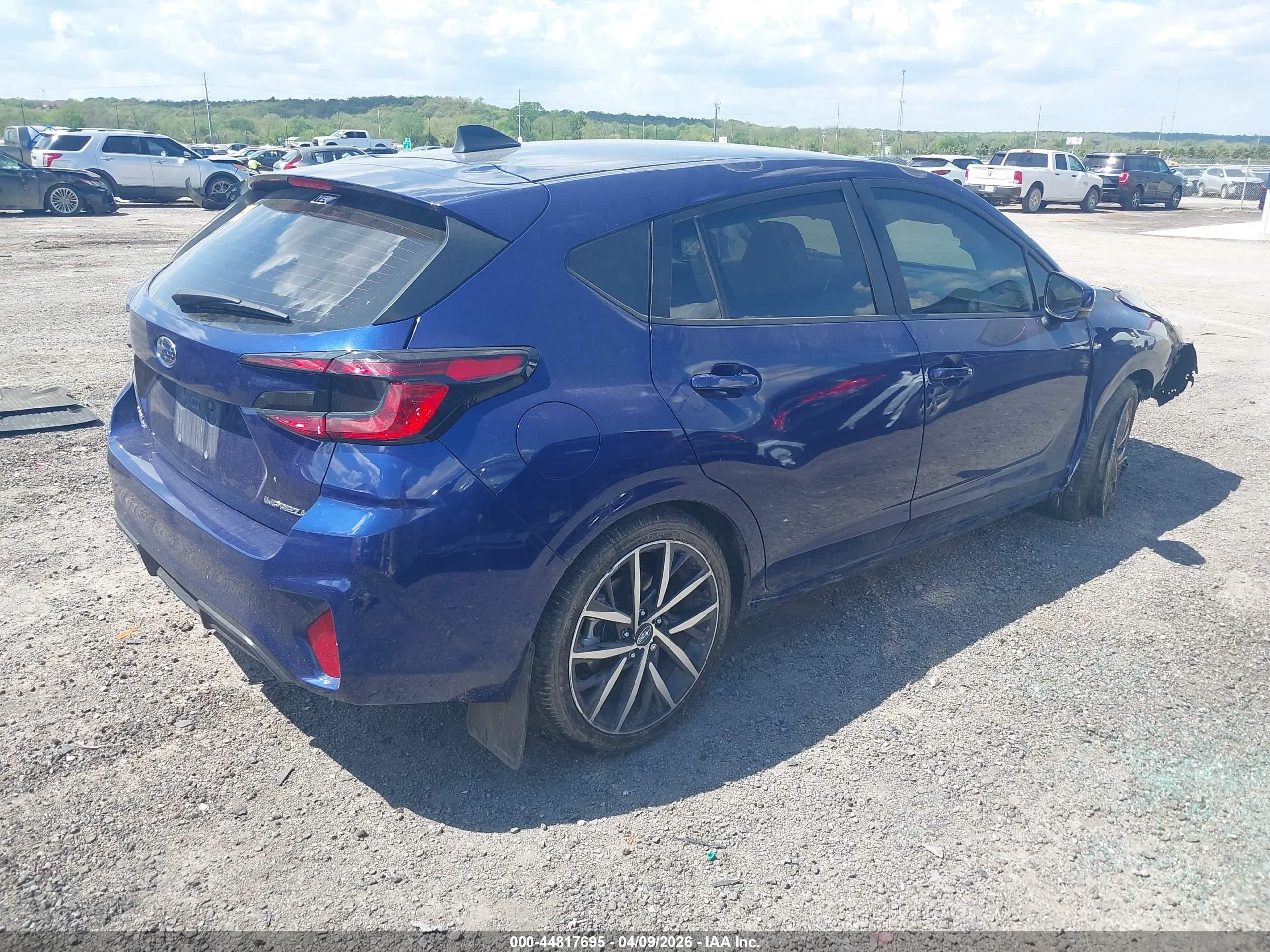 2025 Subaru Impreza Sport 5-door Dark Blue vin: JF1GUAFC0S8201739