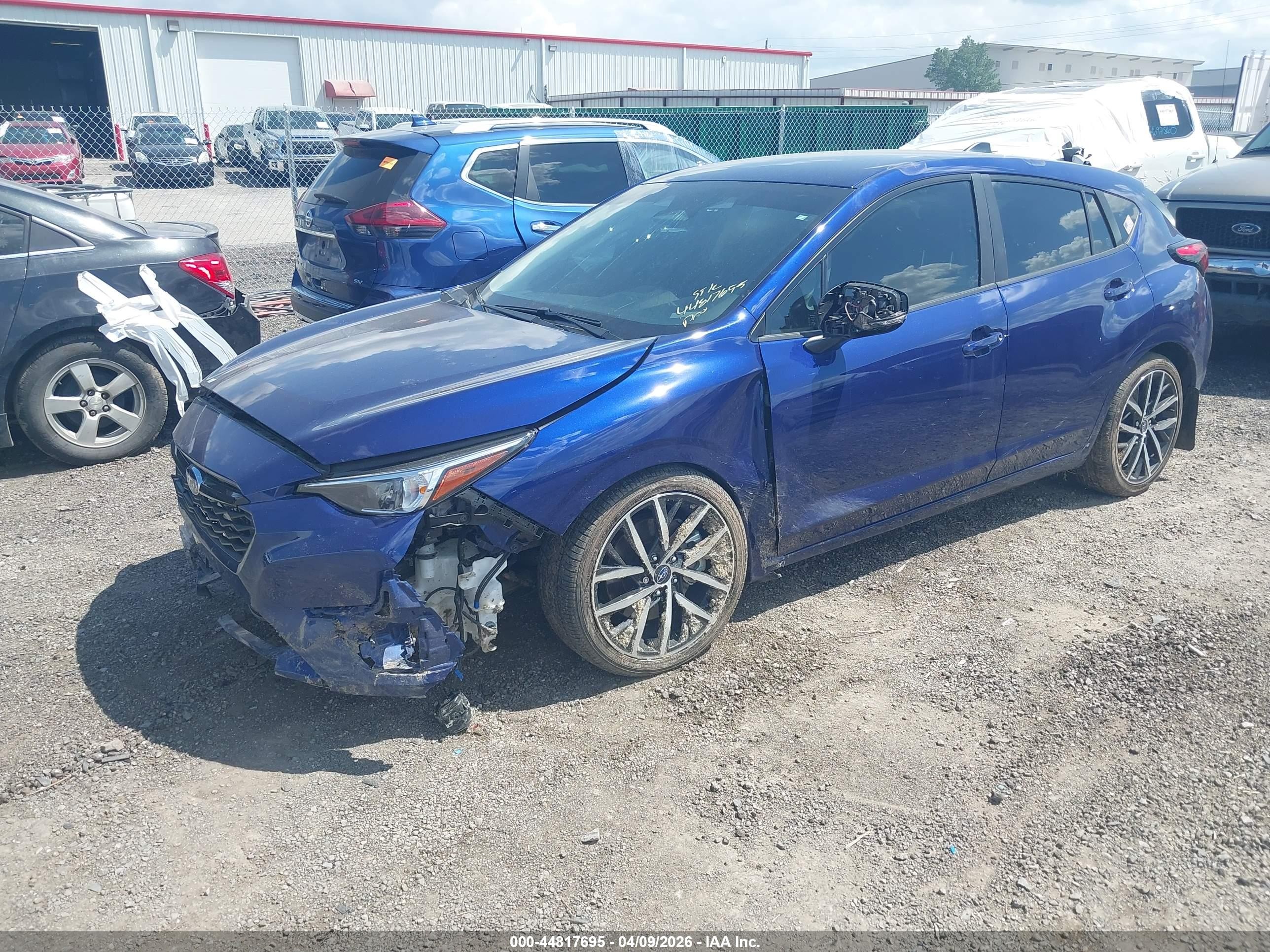 2025 Subaru Impreza Sport 5-door Dark Blue vin: JF1GUAFC0S8201739