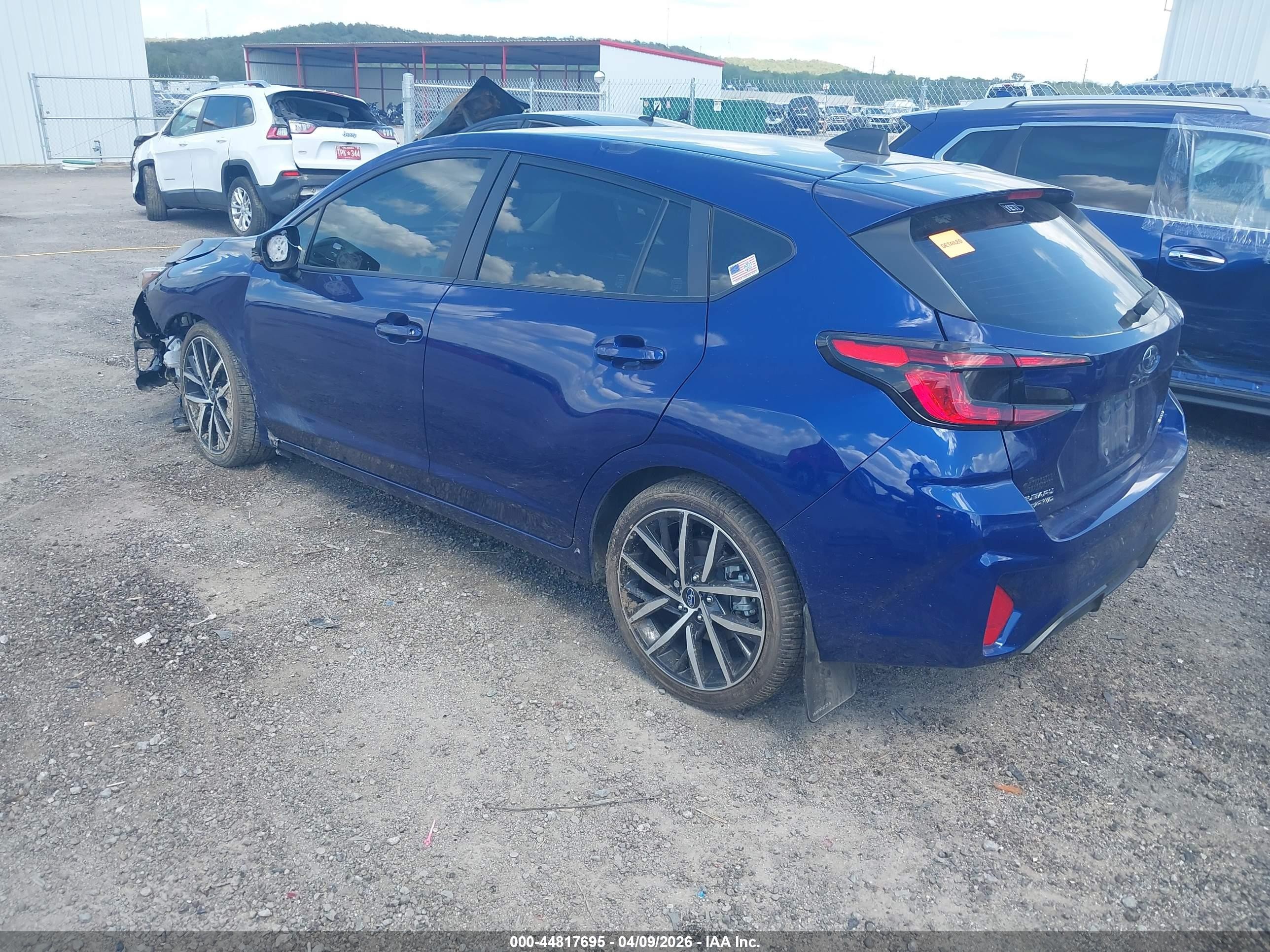 2025 Subaru Impreza Sport 5-door Dark Blue vin: JF1GUAFC0S8201739