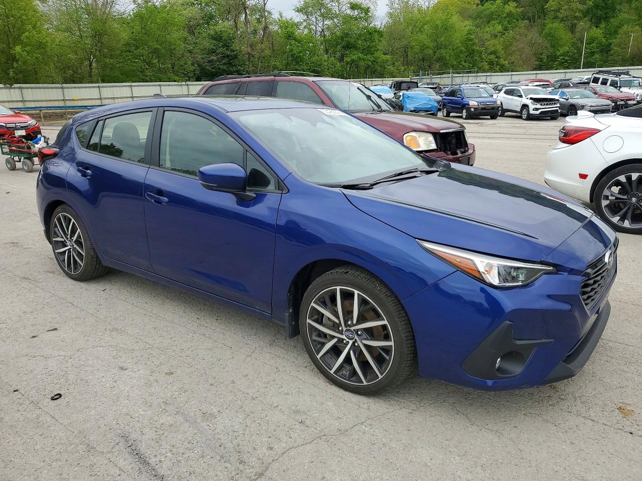 2025 Subaru Impreza Sport Blue vin: JF1GUAFC0S8337238