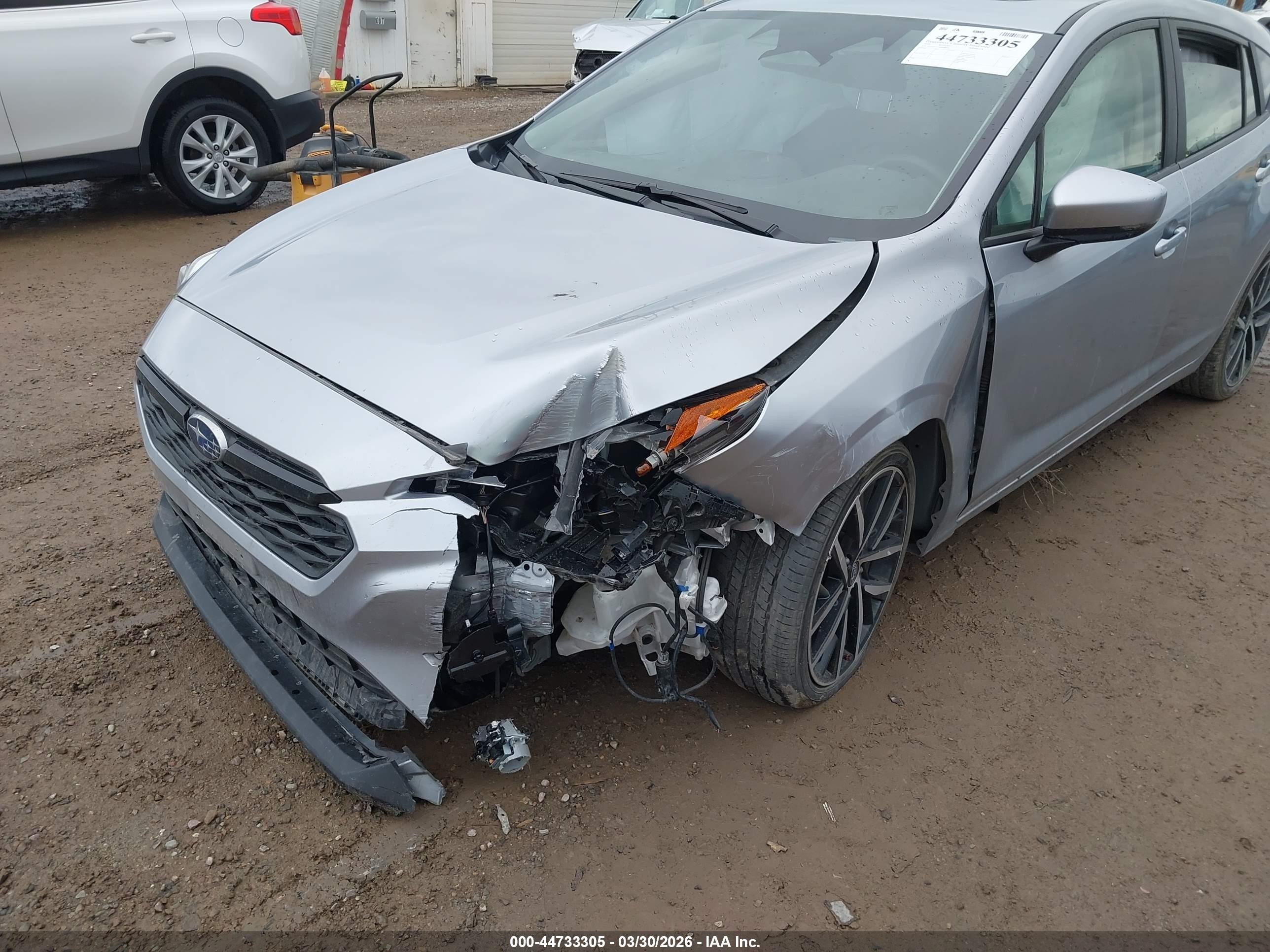 2024 Subaru Impreza Sport 5-door Silver vin: JF1GUAFC6R8288976