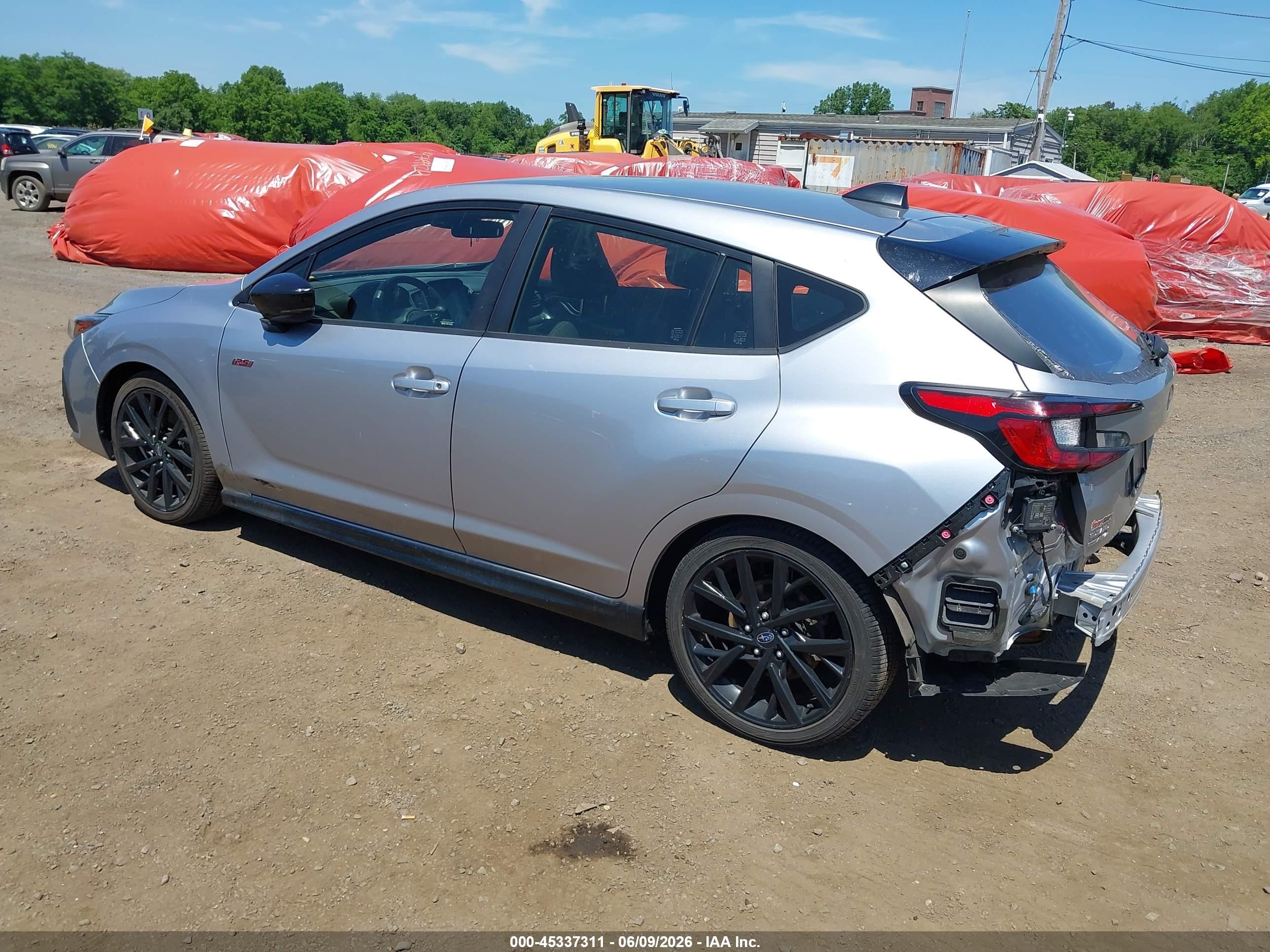 2024 Subaru Impreza Rs 5-door Silver vin: JF1GUHHC9R8337285