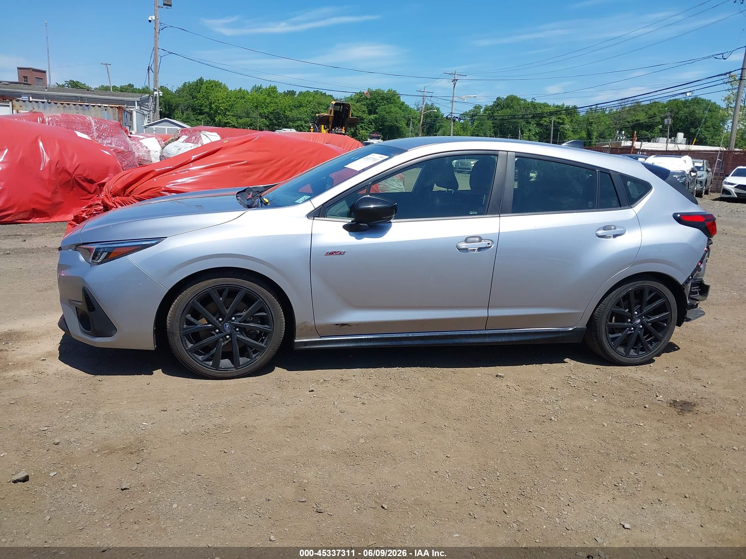 2024 Subaru Impreza Rs 5-door Silver vin: JF1GUHHC9R8337285