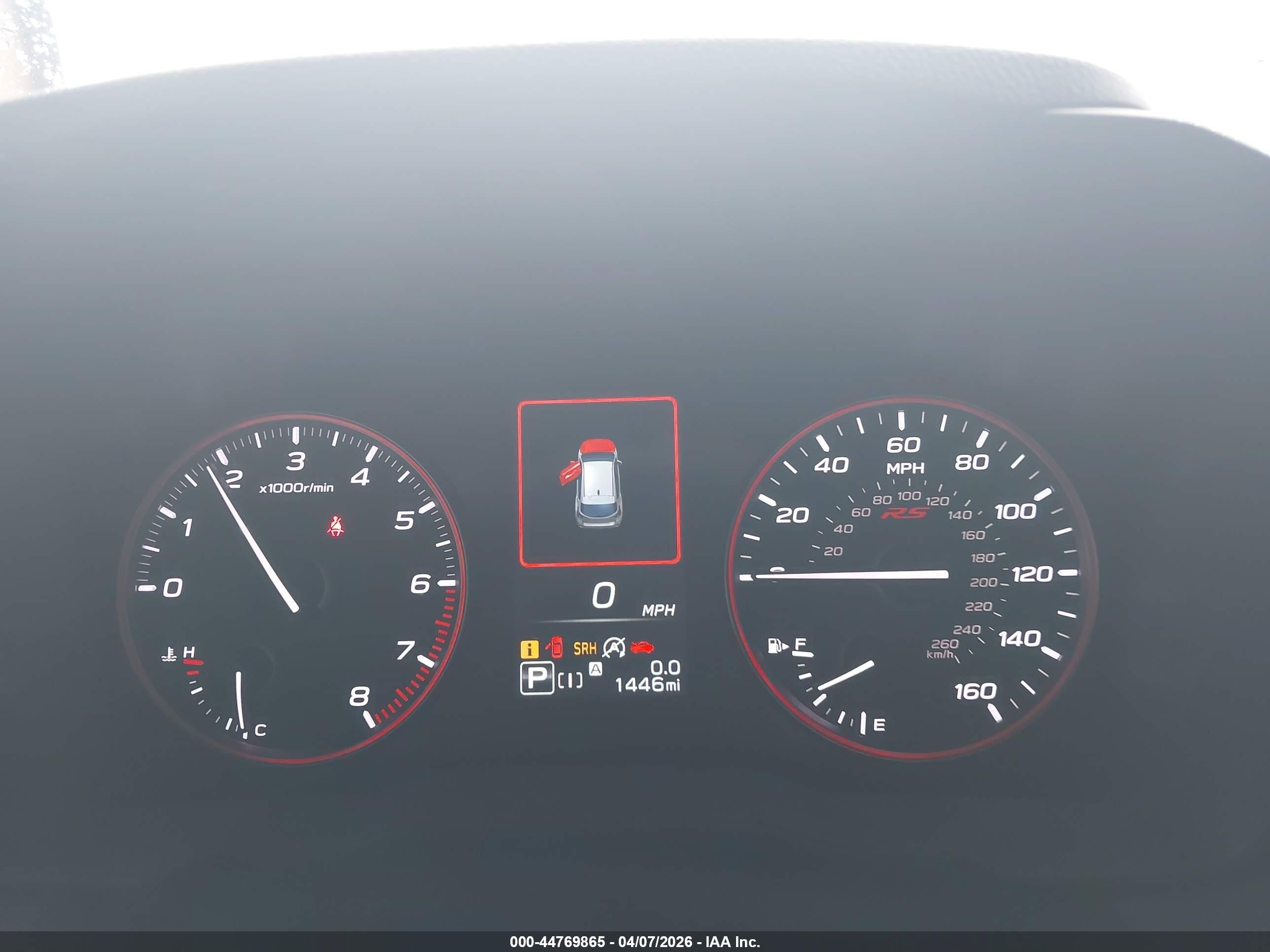 2026 Subaru Impreza Rs Red vin: JF1GUHJC0T8202309