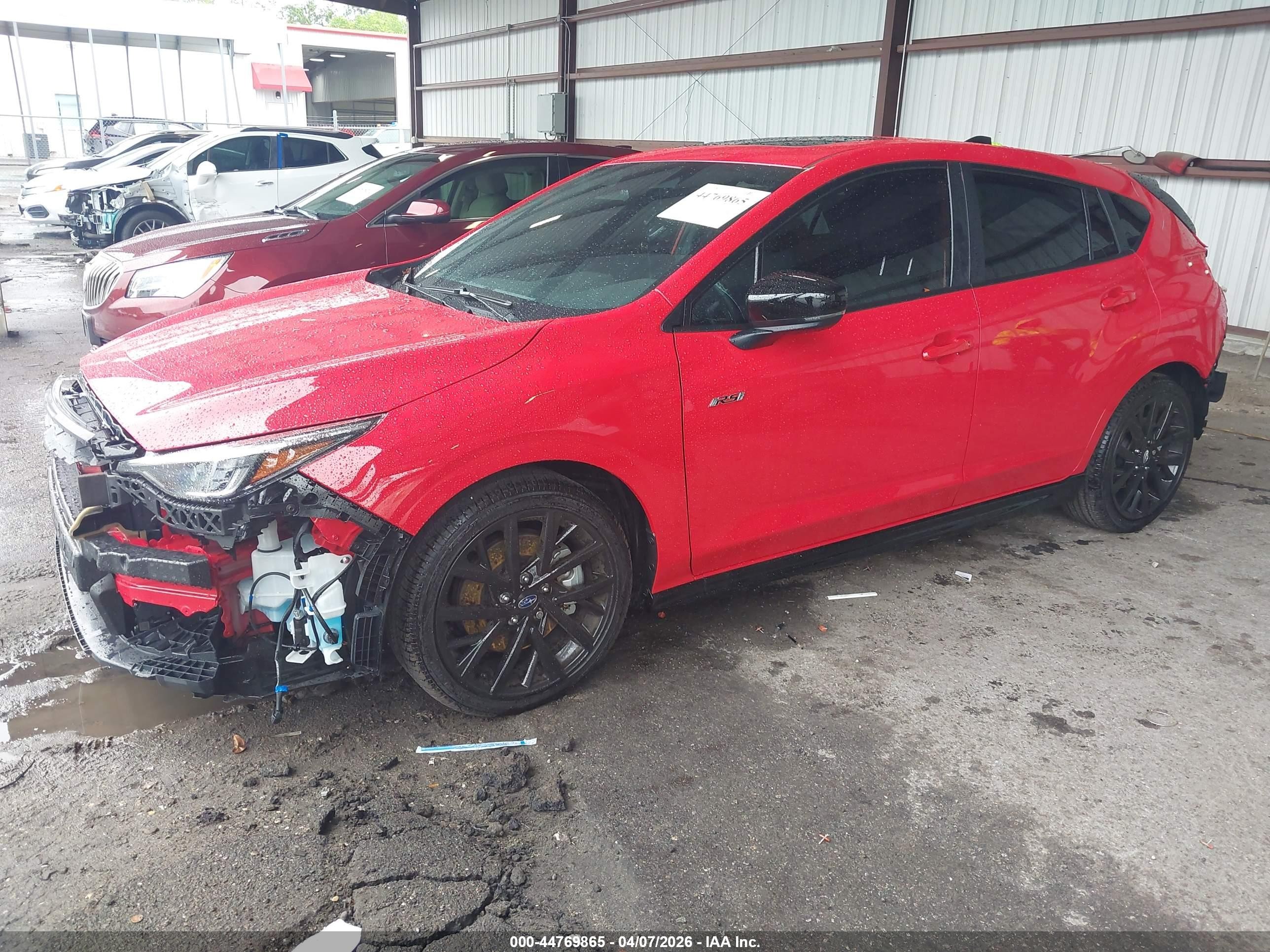 2026 Subaru Impreza Rs Red vin: JF1GUHJC0T8202309