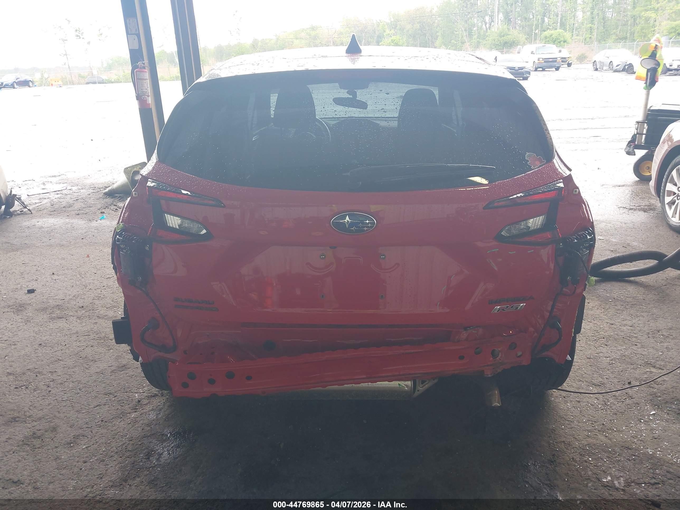 2026 Subaru Impreza Rs Red vin: JF1GUHJC0T8202309