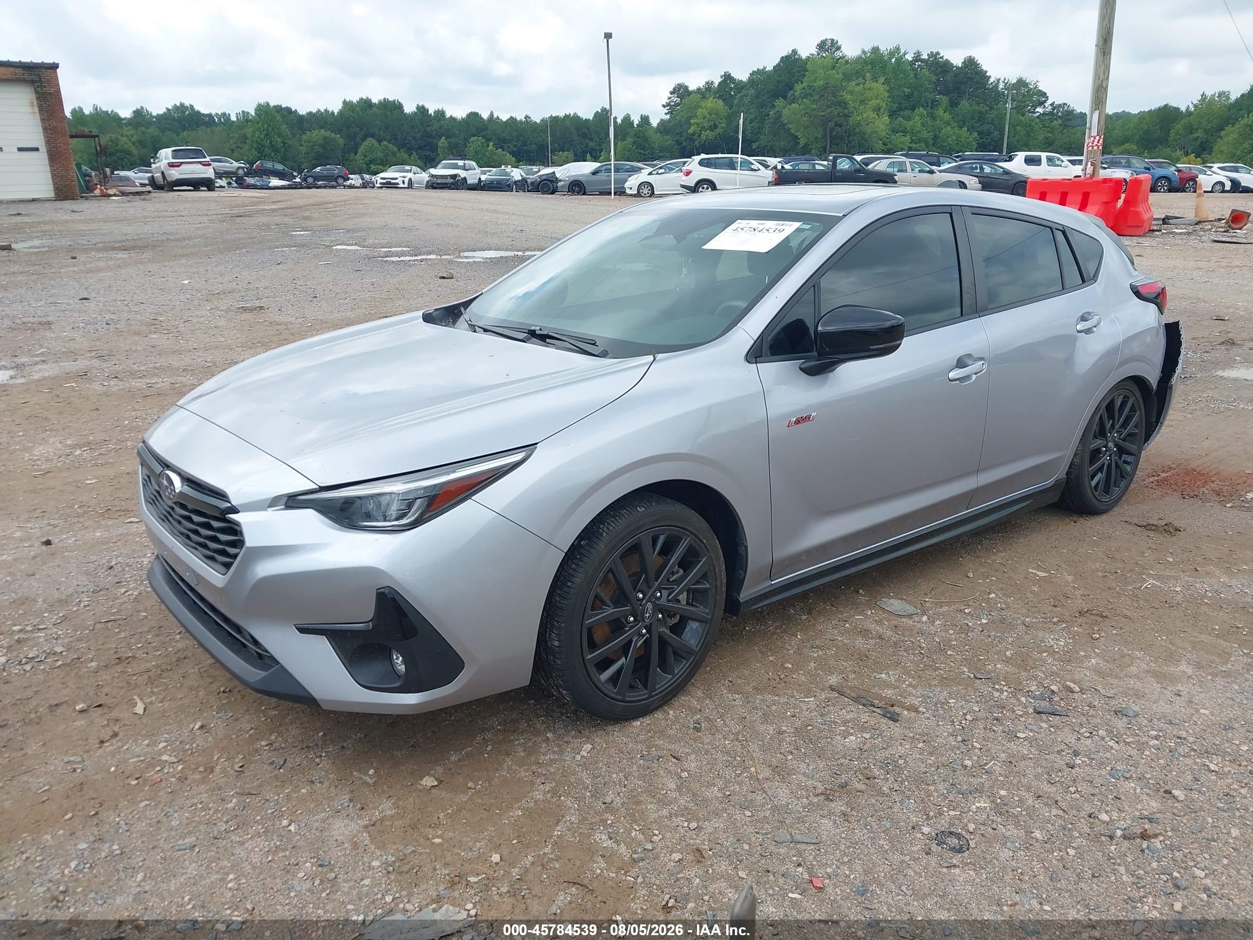 2024 Subaru Impreza Rs 5-door Silver vin: JF1GUHJC2R8218178