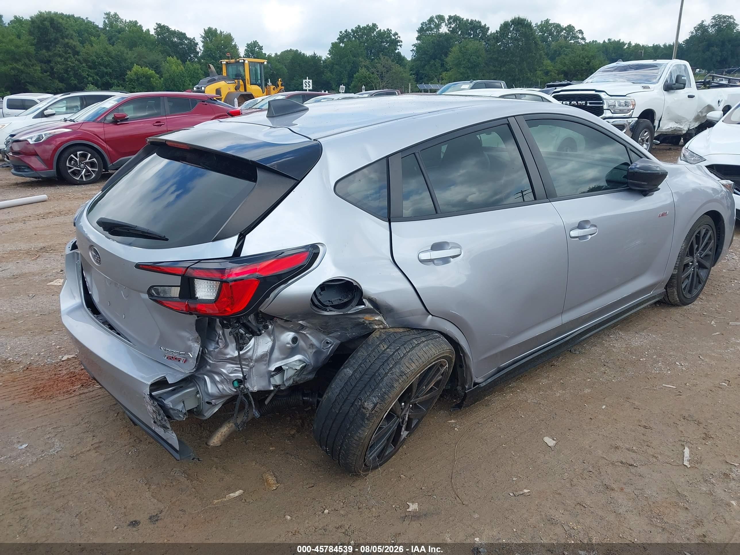 2024 Subaru Impreza Rs 5-door Silver vin: JF1GUHJC2R8218178