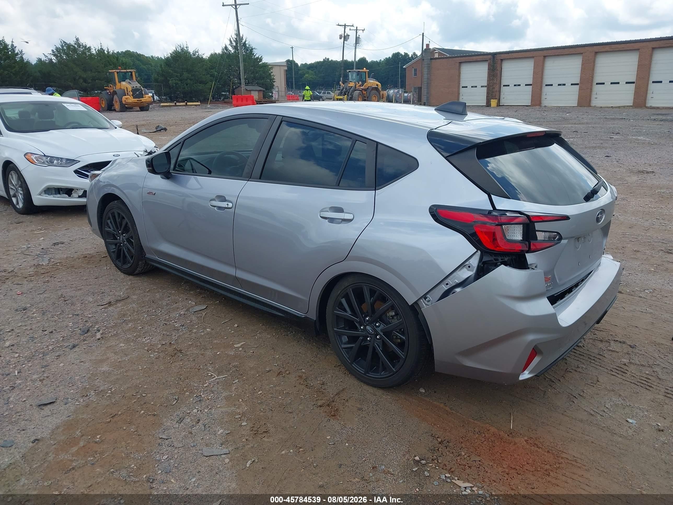 2024 Subaru Impreza Rs 5-door Silver vin: JF1GUHJC2R8218178