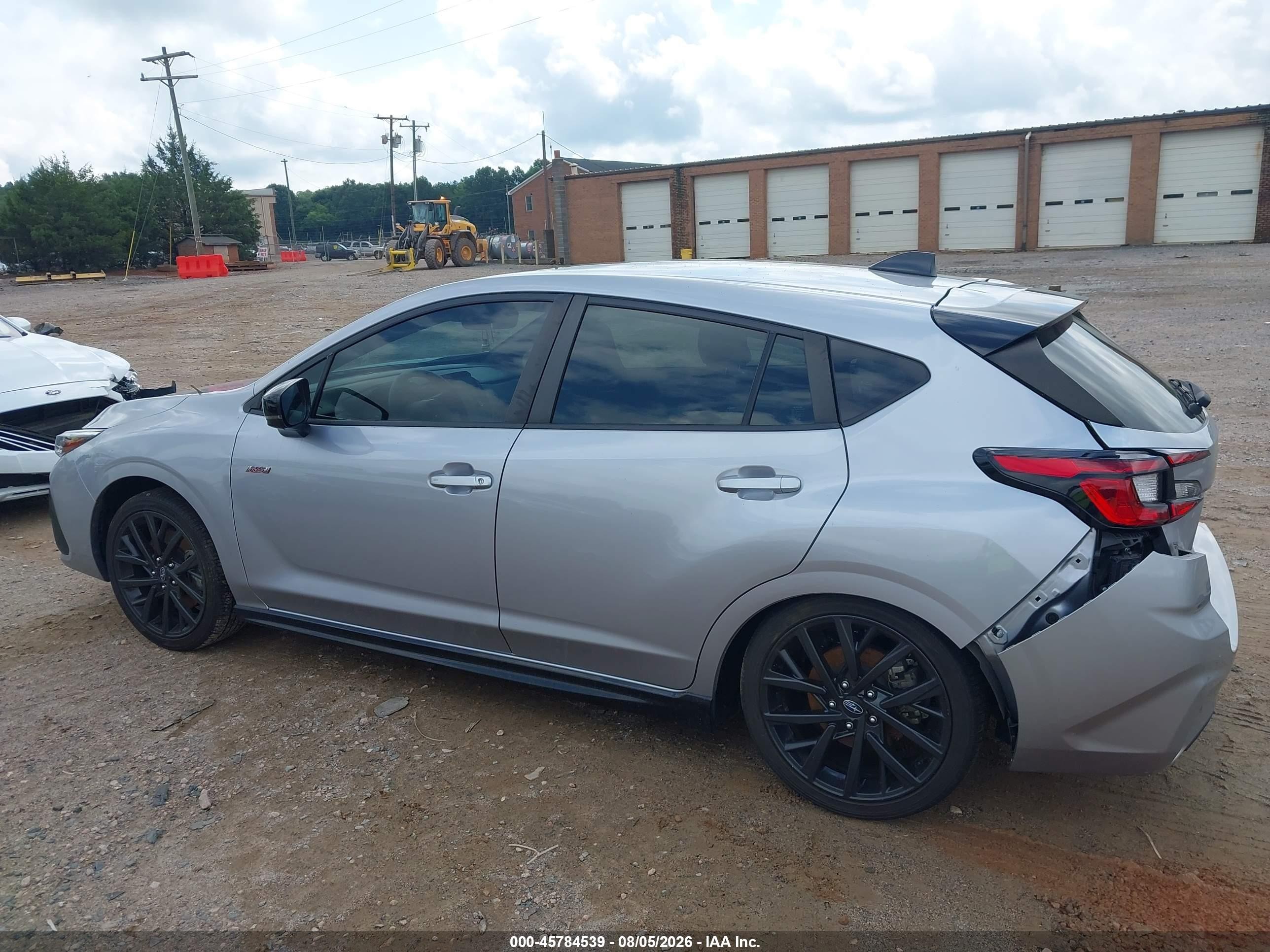 2024 Subaru Impreza Rs 5-door Silver vin: JF1GUHJC2R8218178