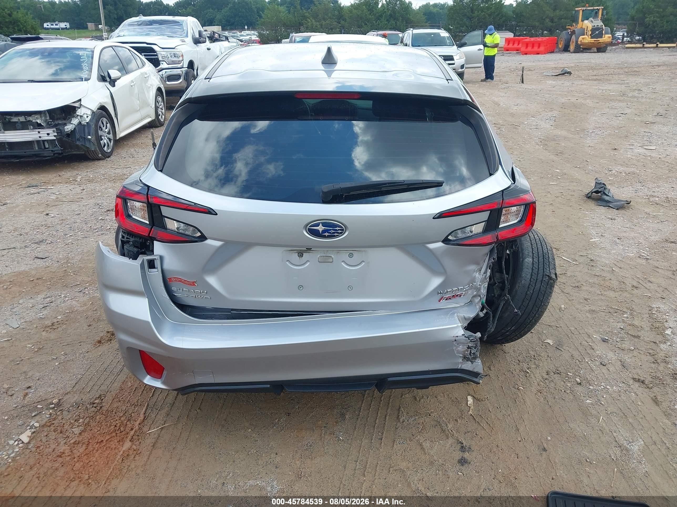 2024 Subaru Impreza Rs 5-door Silver vin: JF1GUHJC2R8218178
