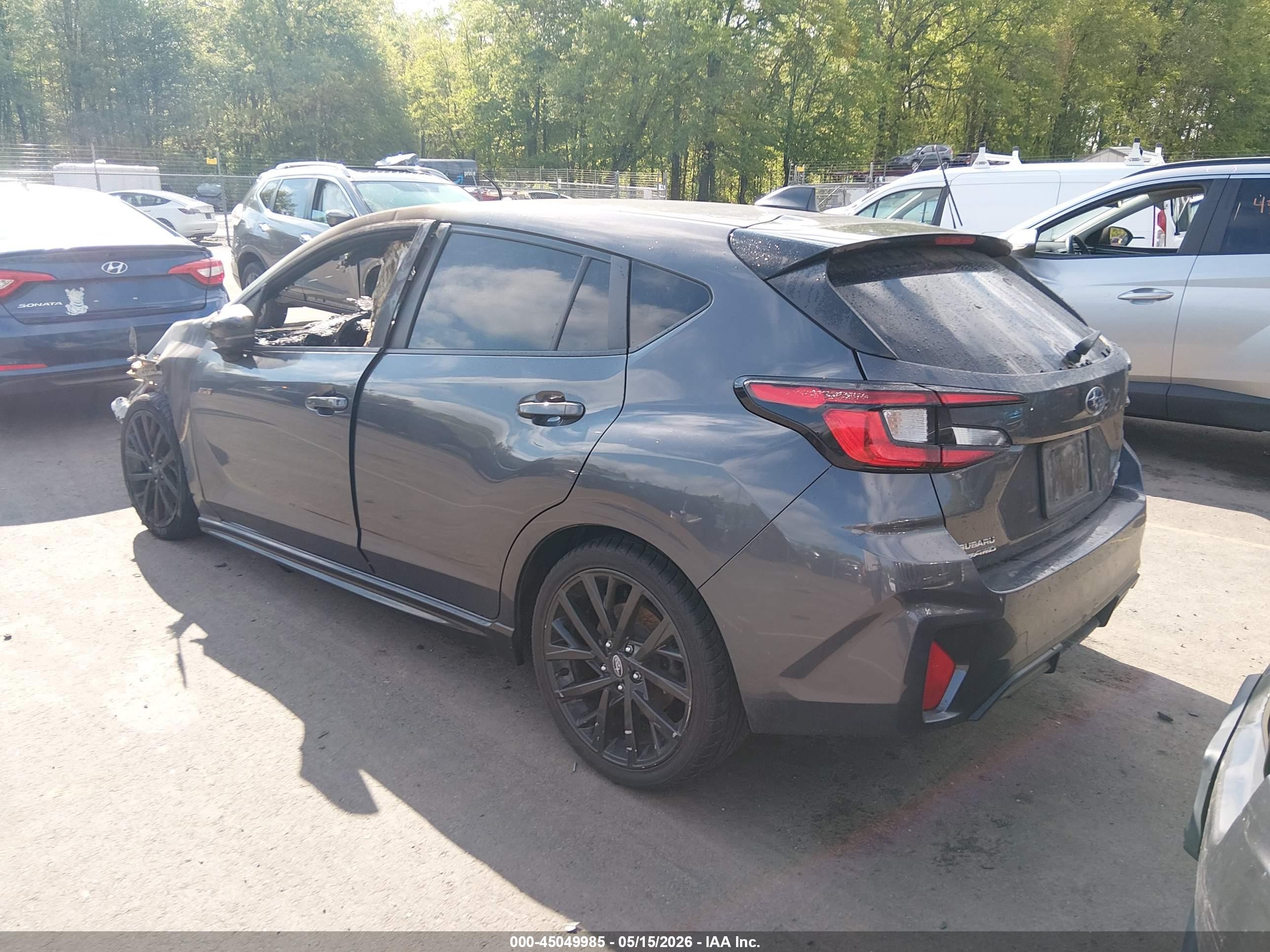 2024 Subaru Impreza Rs 5-door Gray vin: JF1GUHJC4R8299975