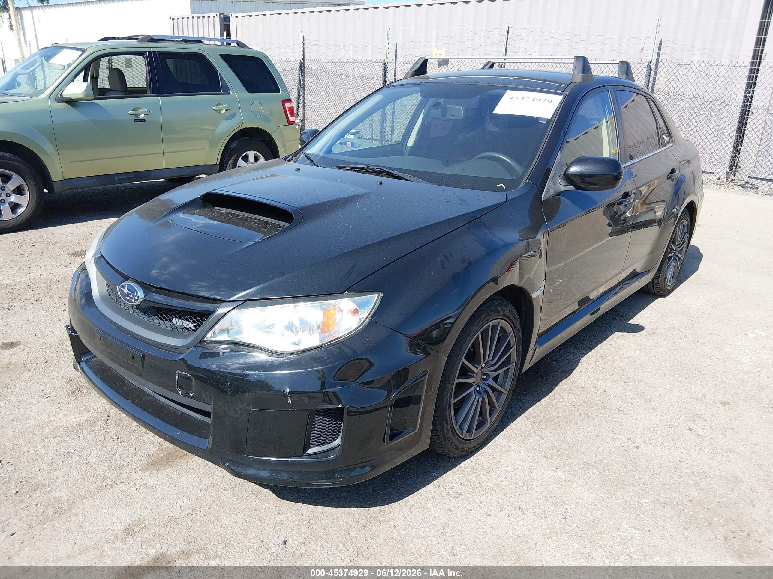 2013 Subaru Impreza Wrx Black vin: JF1GV7E60DG026994