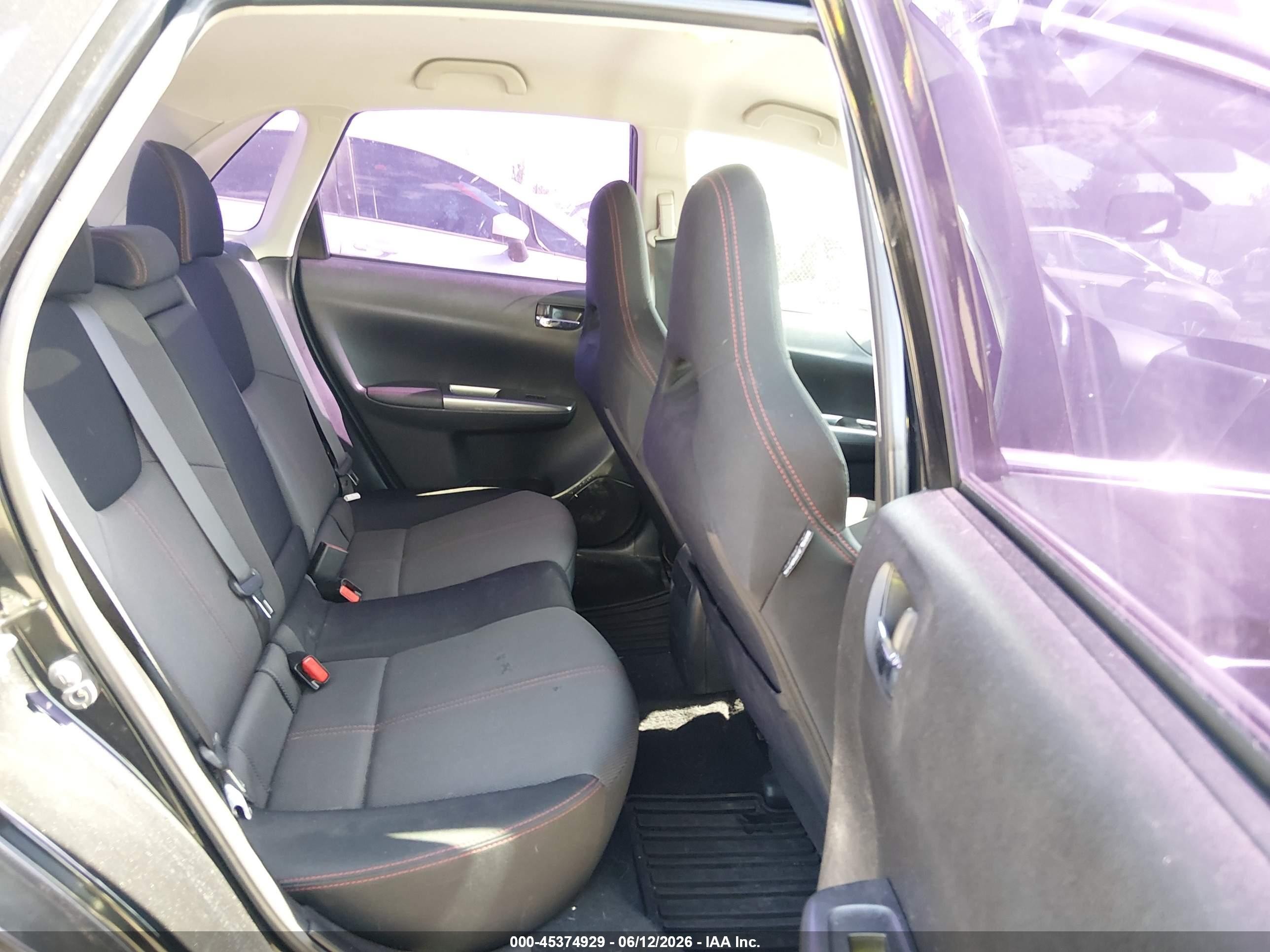 2013 Subaru Impreza Wrx Black vin: JF1GV7E60DG026994