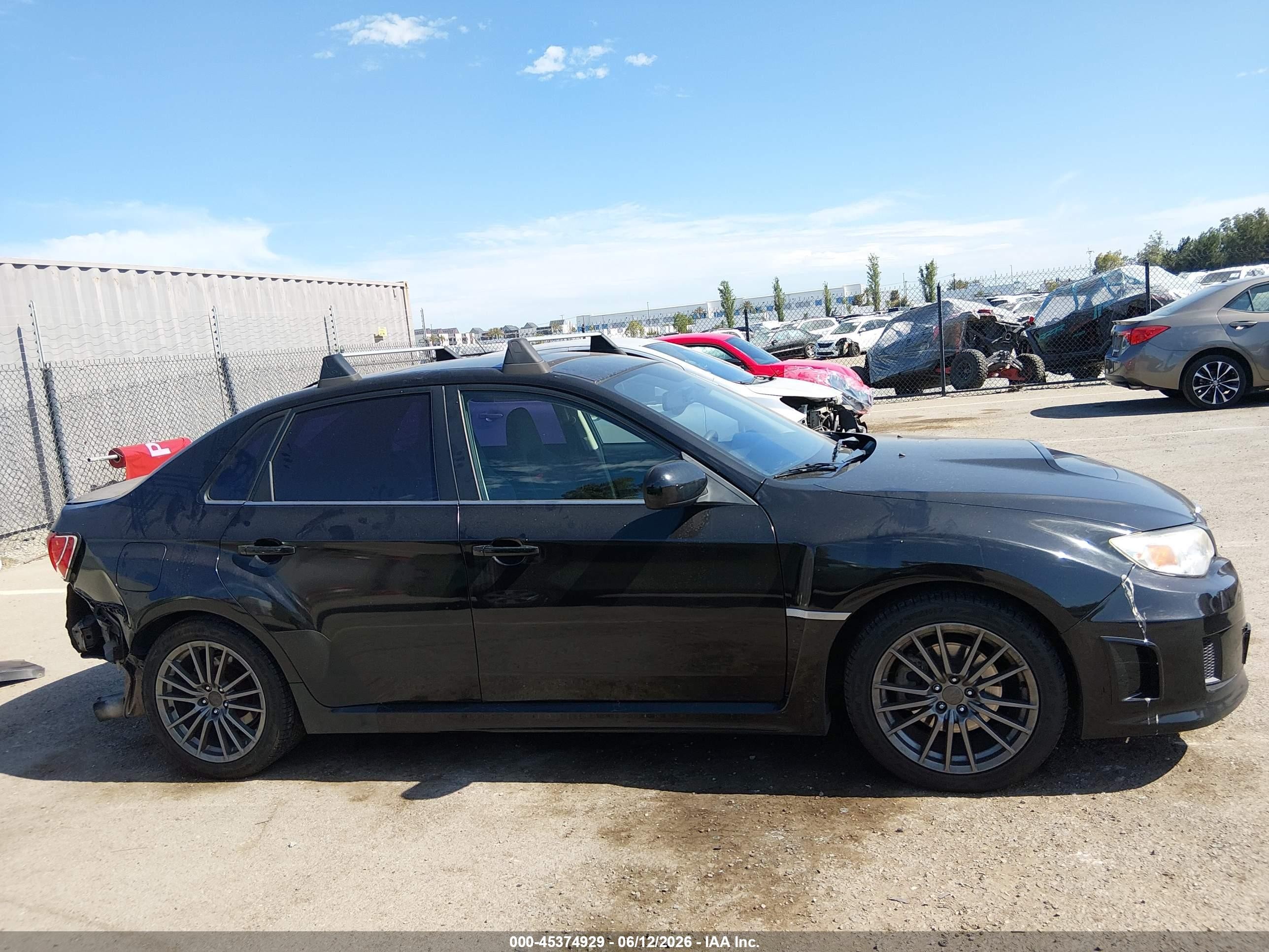 2013 Subaru Impreza Wrx Black vin: JF1GV7E60DG026994