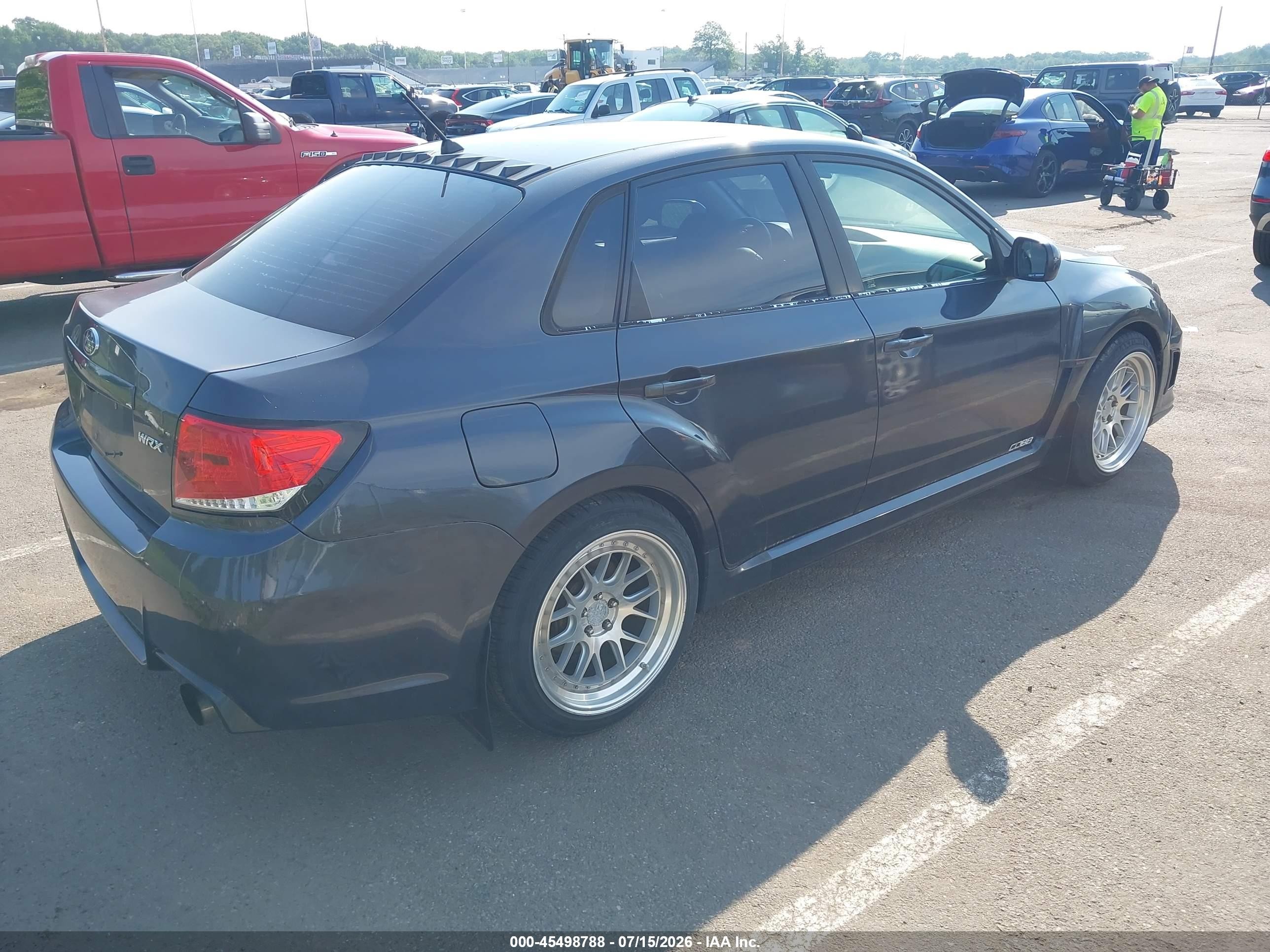 2014 Subaru Impreza Wrx   Gray vin: JF1GV7E61EG003077