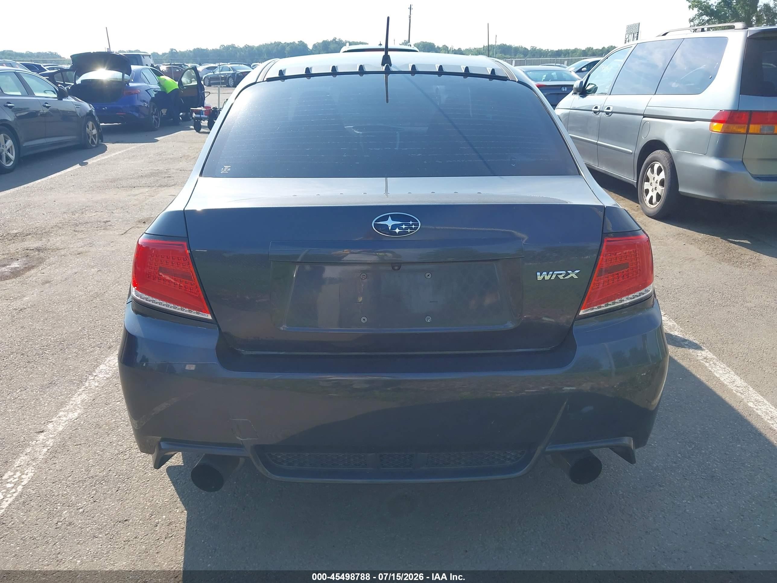 2014 Subaru Impreza Wrx   Gray vin: JF1GV7E61EG003077
