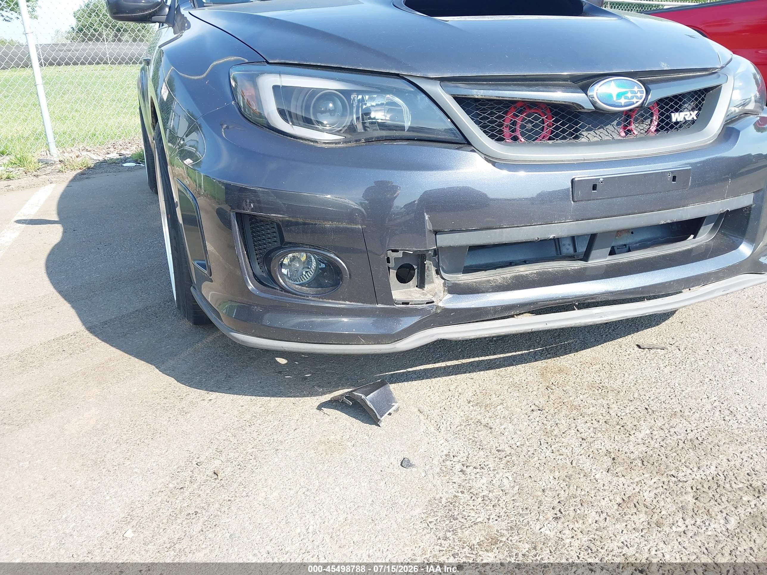 2014 Subaru Impreza Wrx   Gray vin: JF1GV7E61EG003077