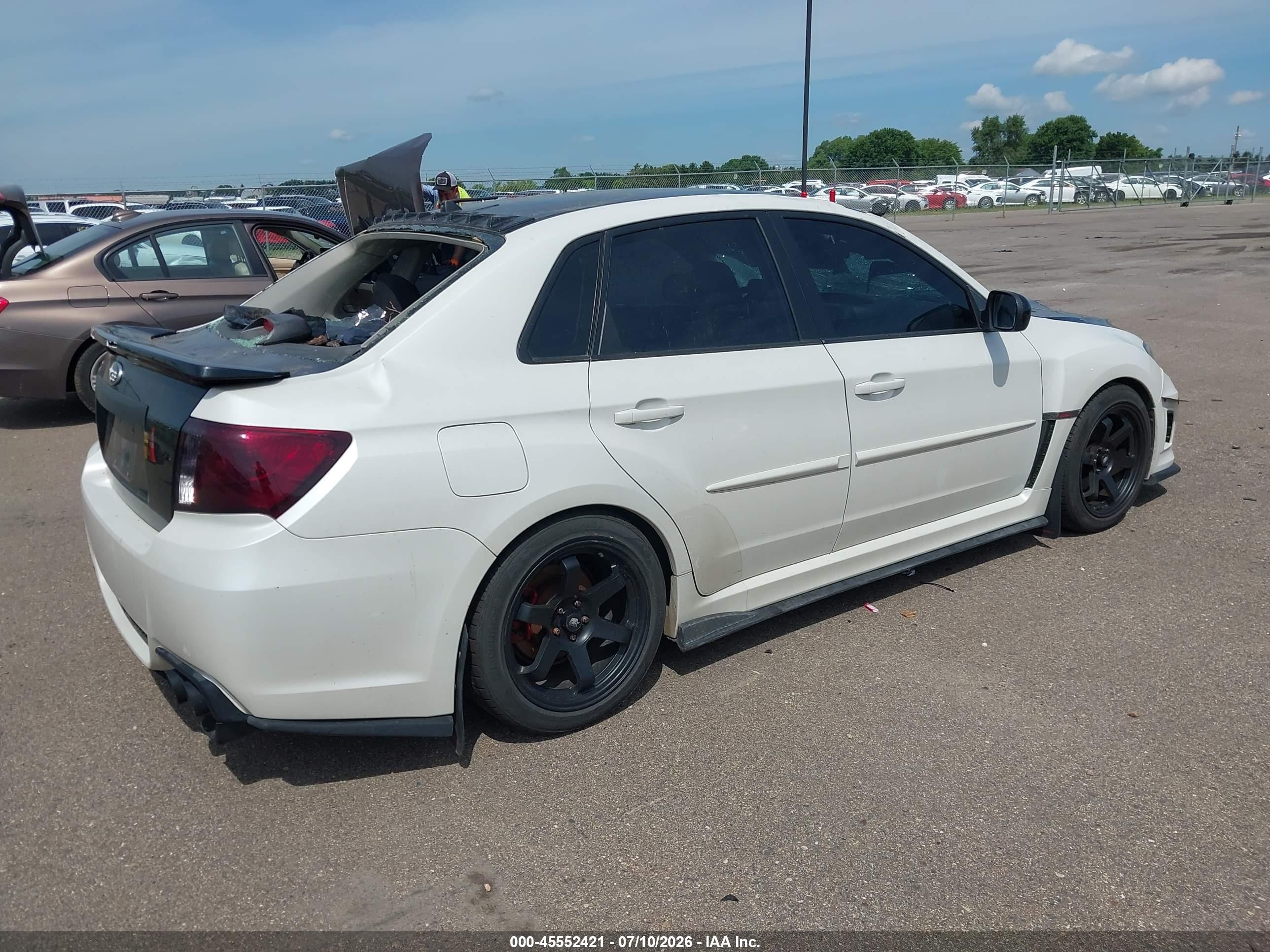 2013 Subaru Impreza Wrx   White vin: JF1GV7E62DG004267