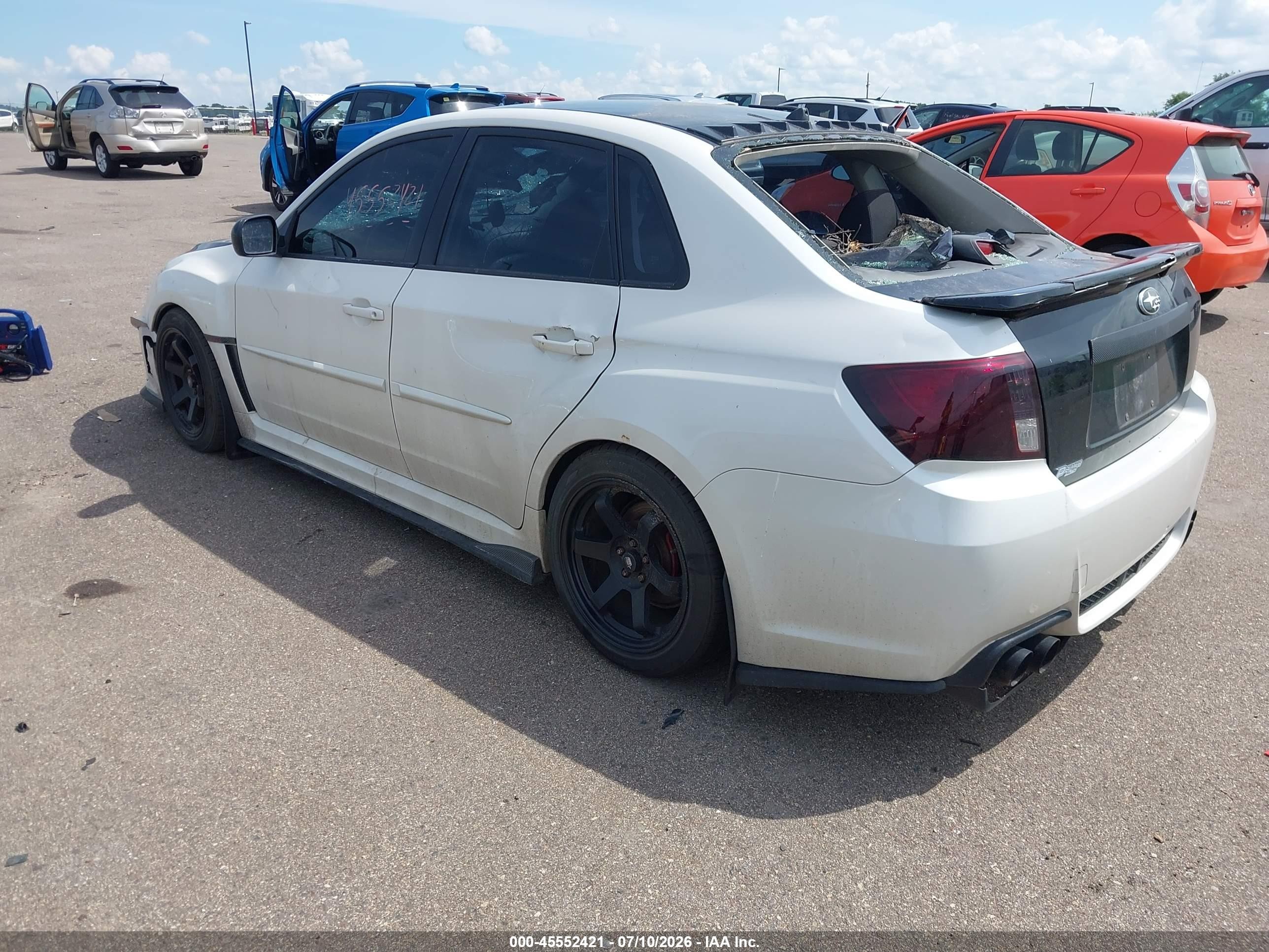 2013 Subaru Impreza Wrx   White vin: JF1GV7E62DG004267