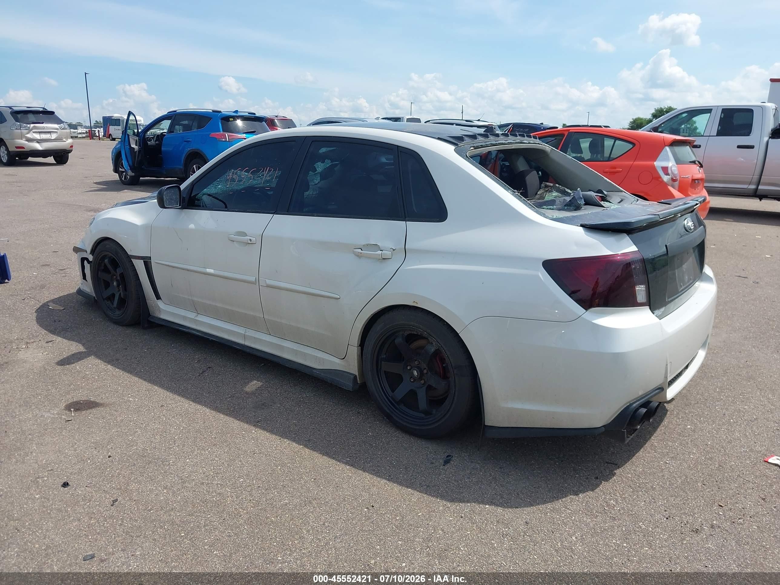 2013 Subaru Impreza Wrx   White vin: JF1GV7E62DG004267