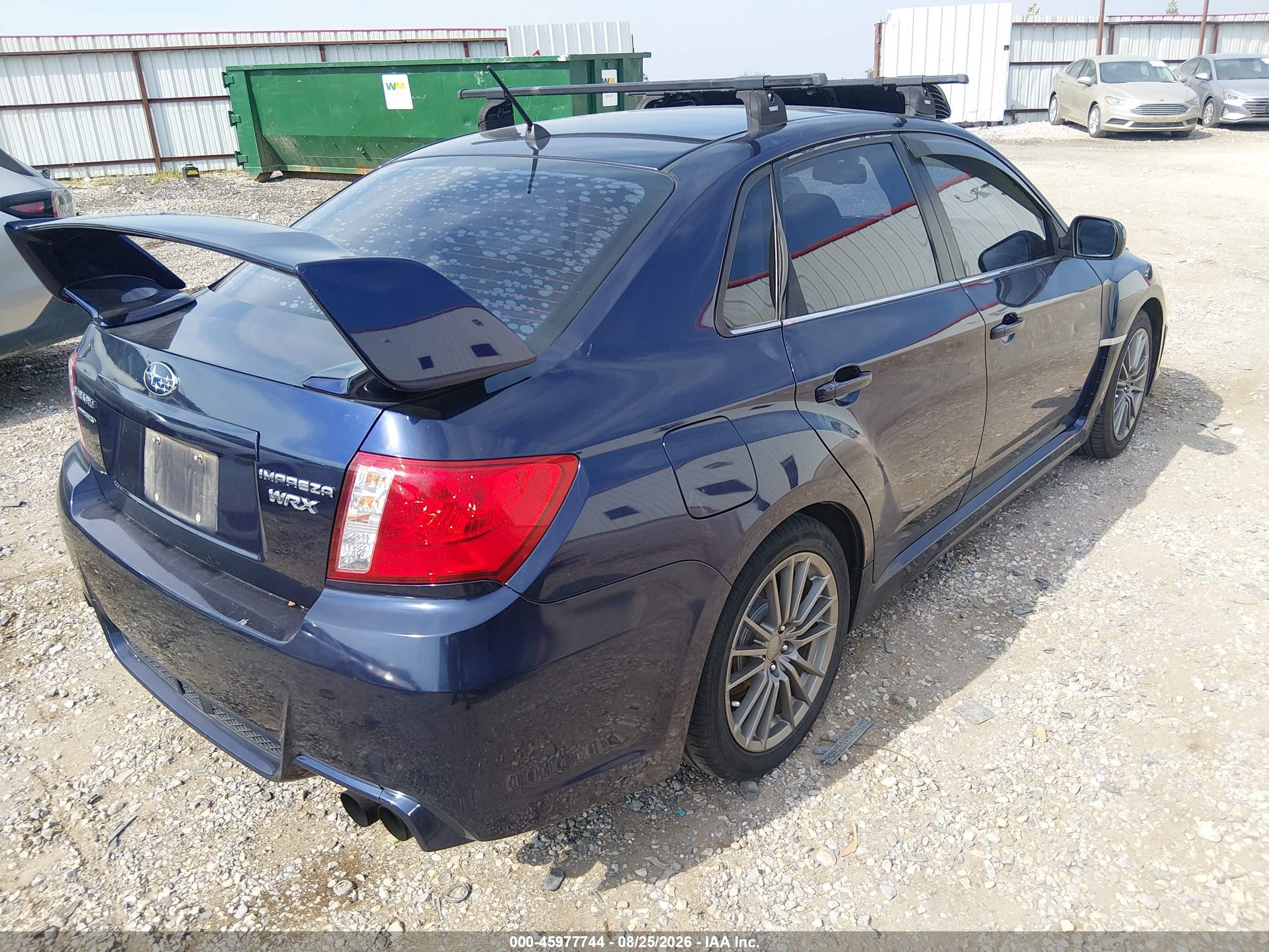 2013 Subaru Impreza Wrx   Blue vin: JF1GV7E63DG030425