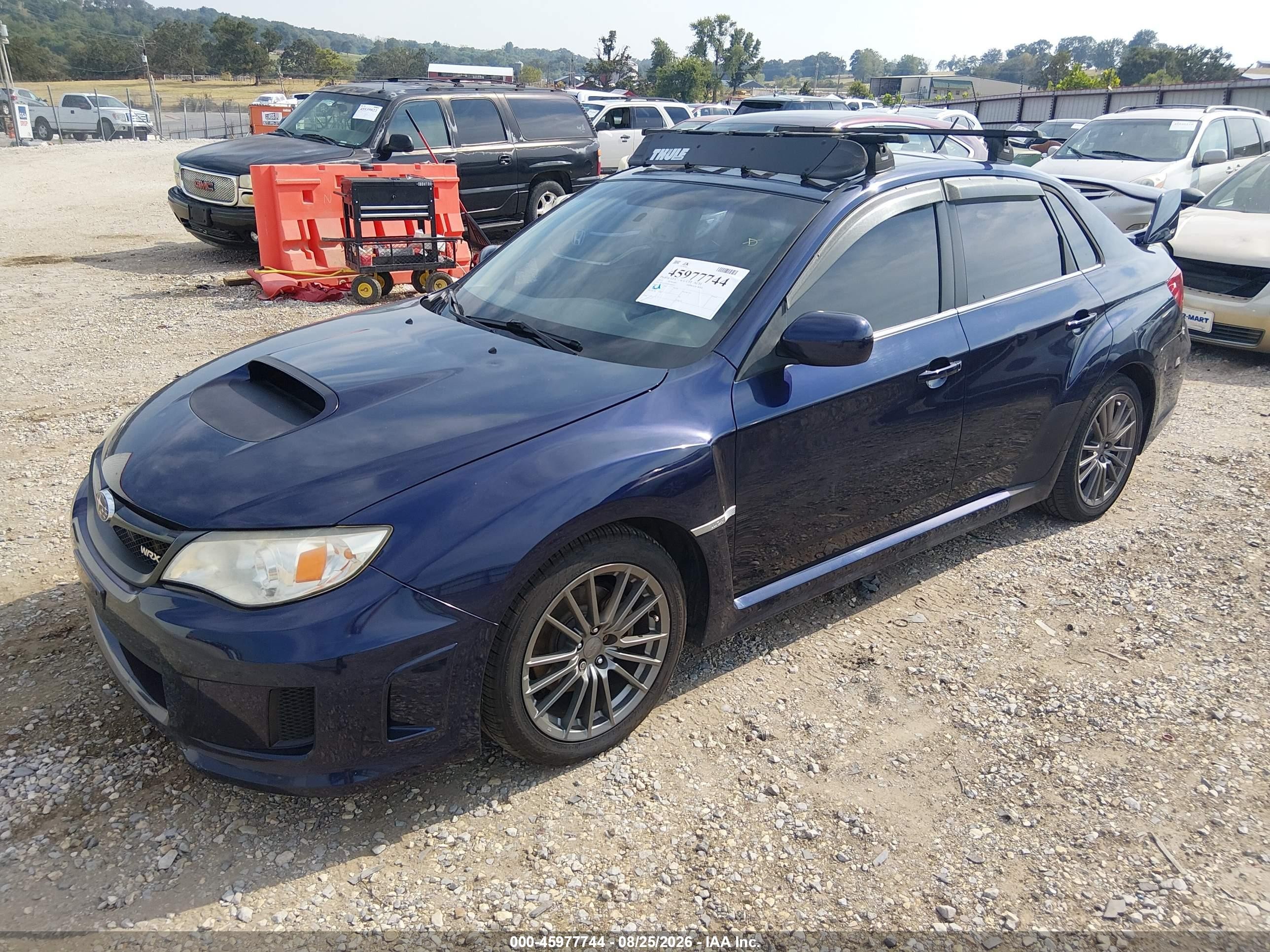 2013 Subaru Impreza Wrx   Blue vin: JF1GV7E63DG030425