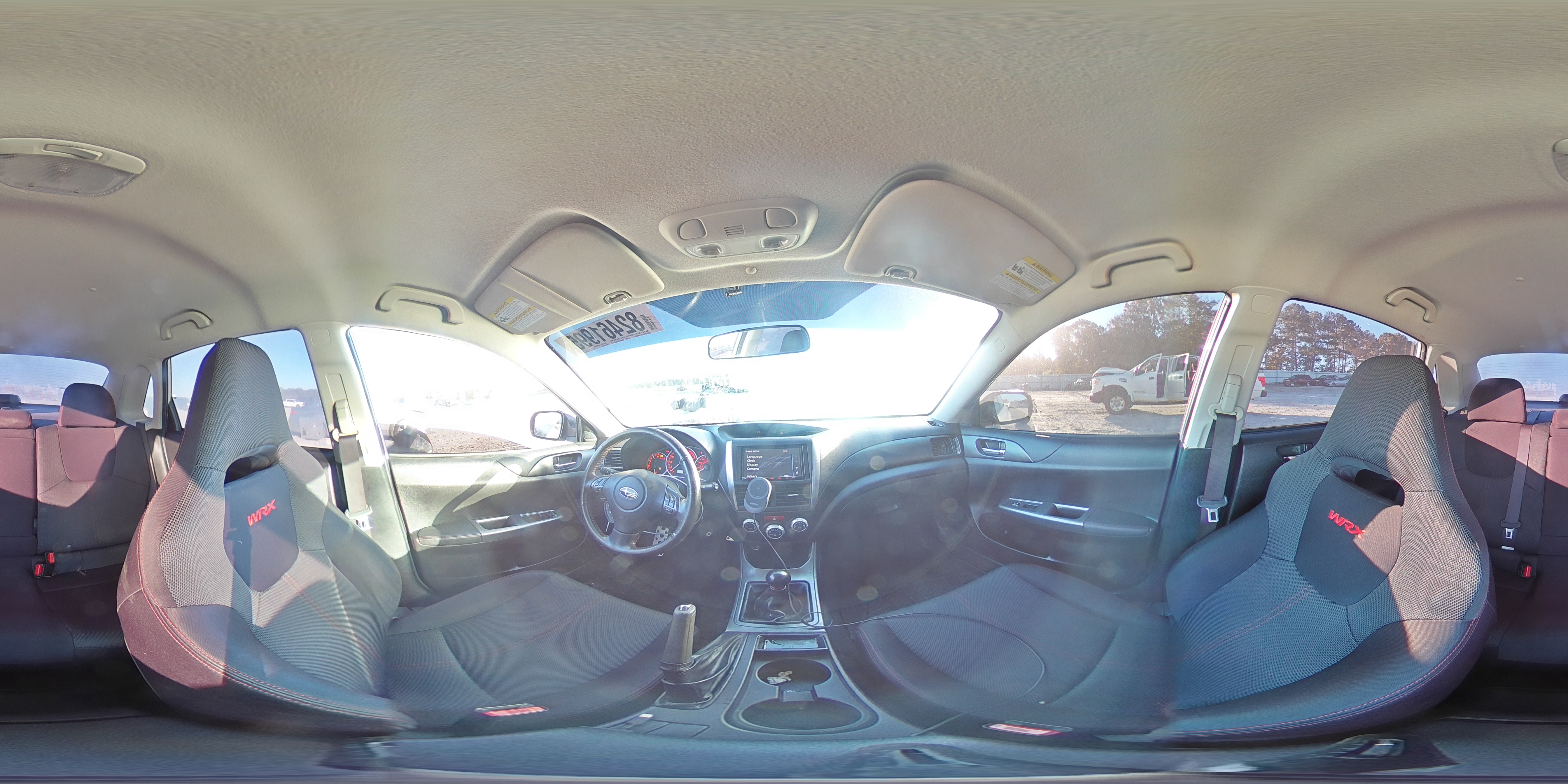 2014 Subaru Impreza Wrx Белый vin: JF1GV7E63EG011097