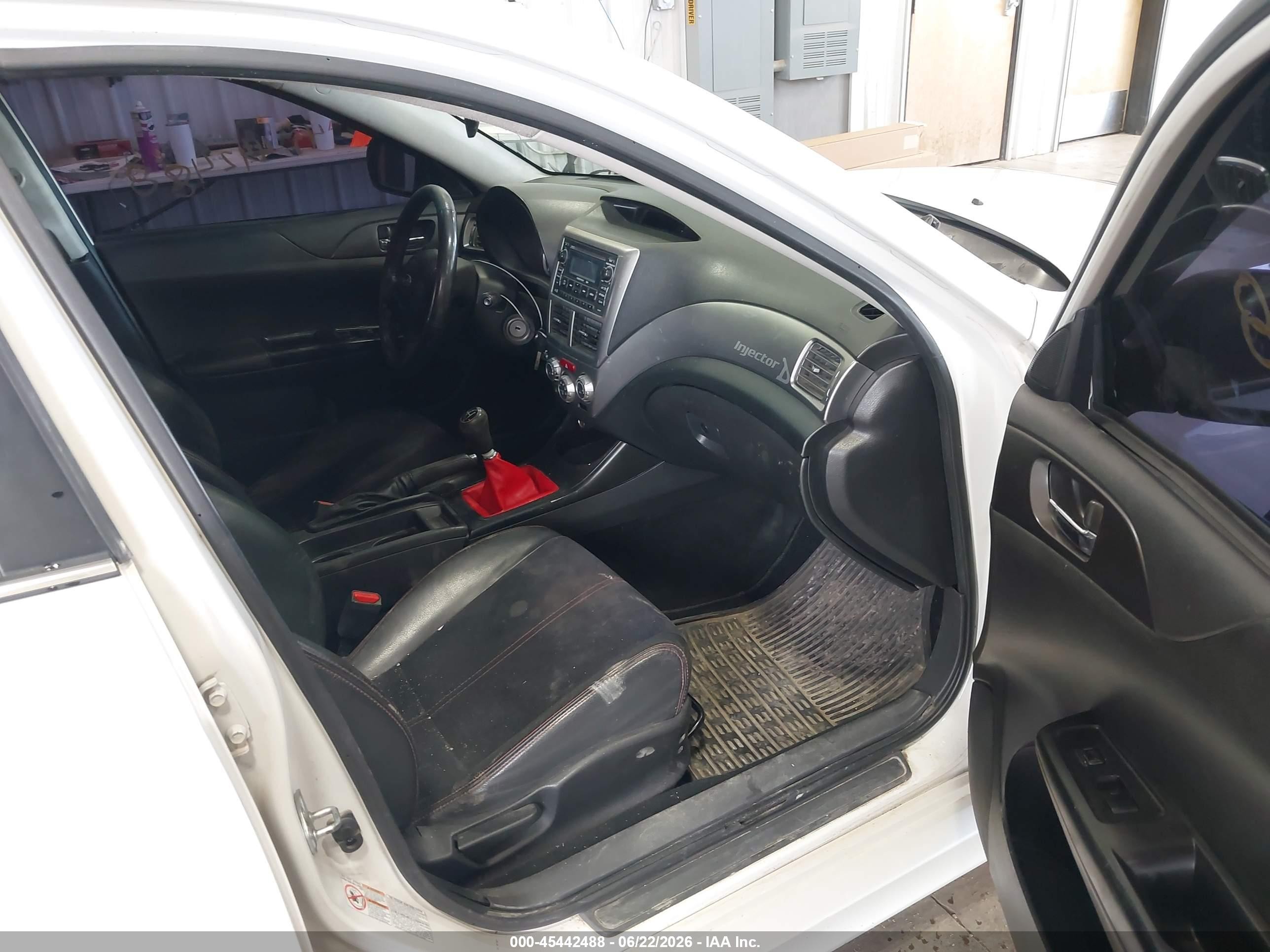 2011 Subaru Impreza Wrx White vin: JF1GV7E64BG521180