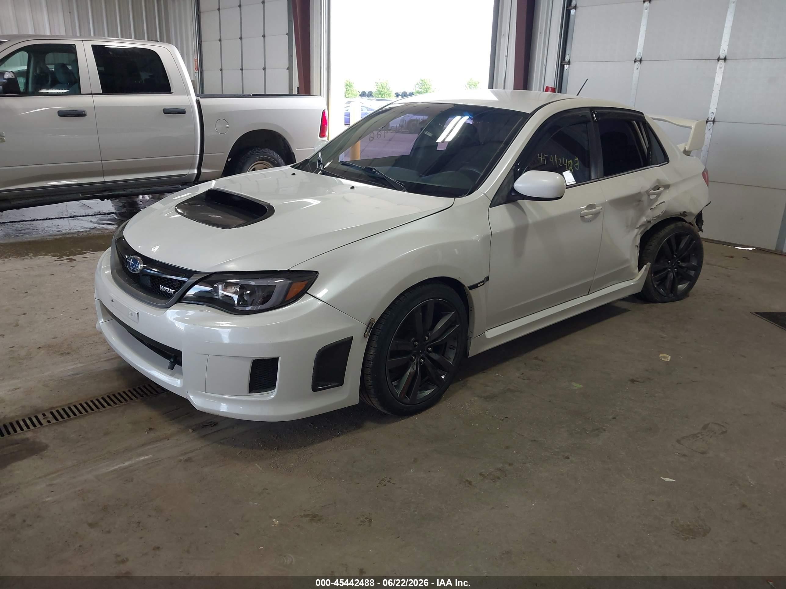 2011 Subaru Impreza Wrx White vin: JF1GV7E64BG521180