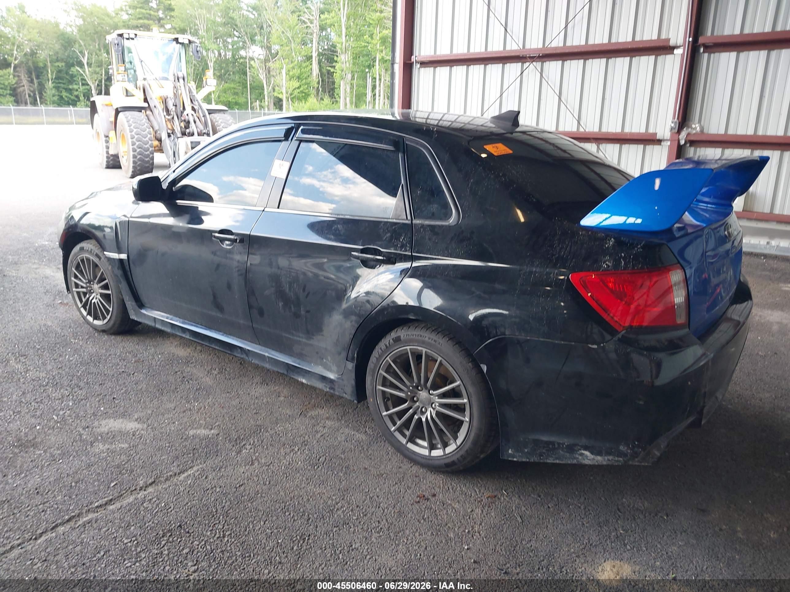 2014 Subaru Impreza Wrx   Black vin: JF1GV7E64EG007415