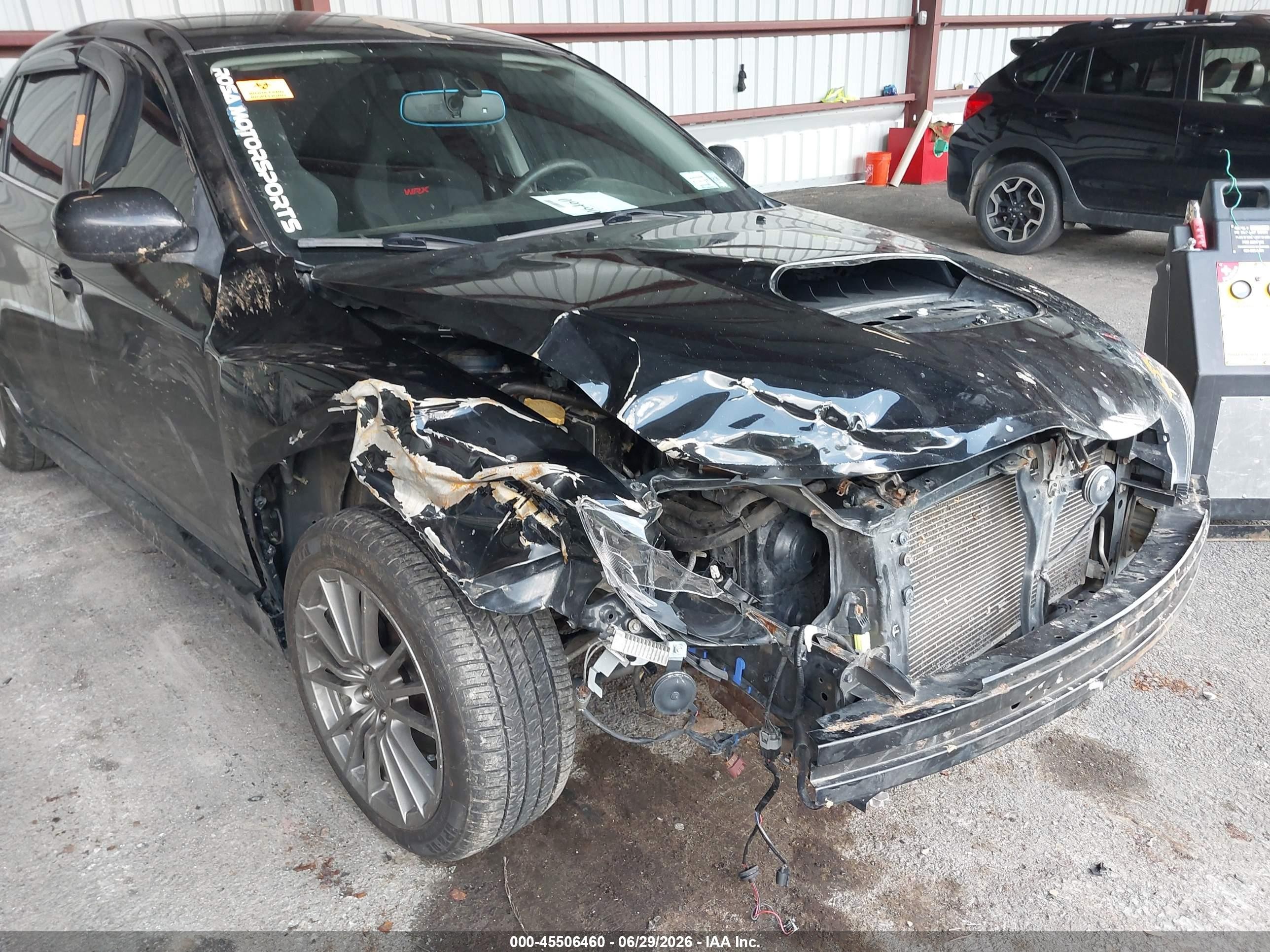 2014 Subaru Impreza Wrx   Black vin: JF1GV7E64EG007415