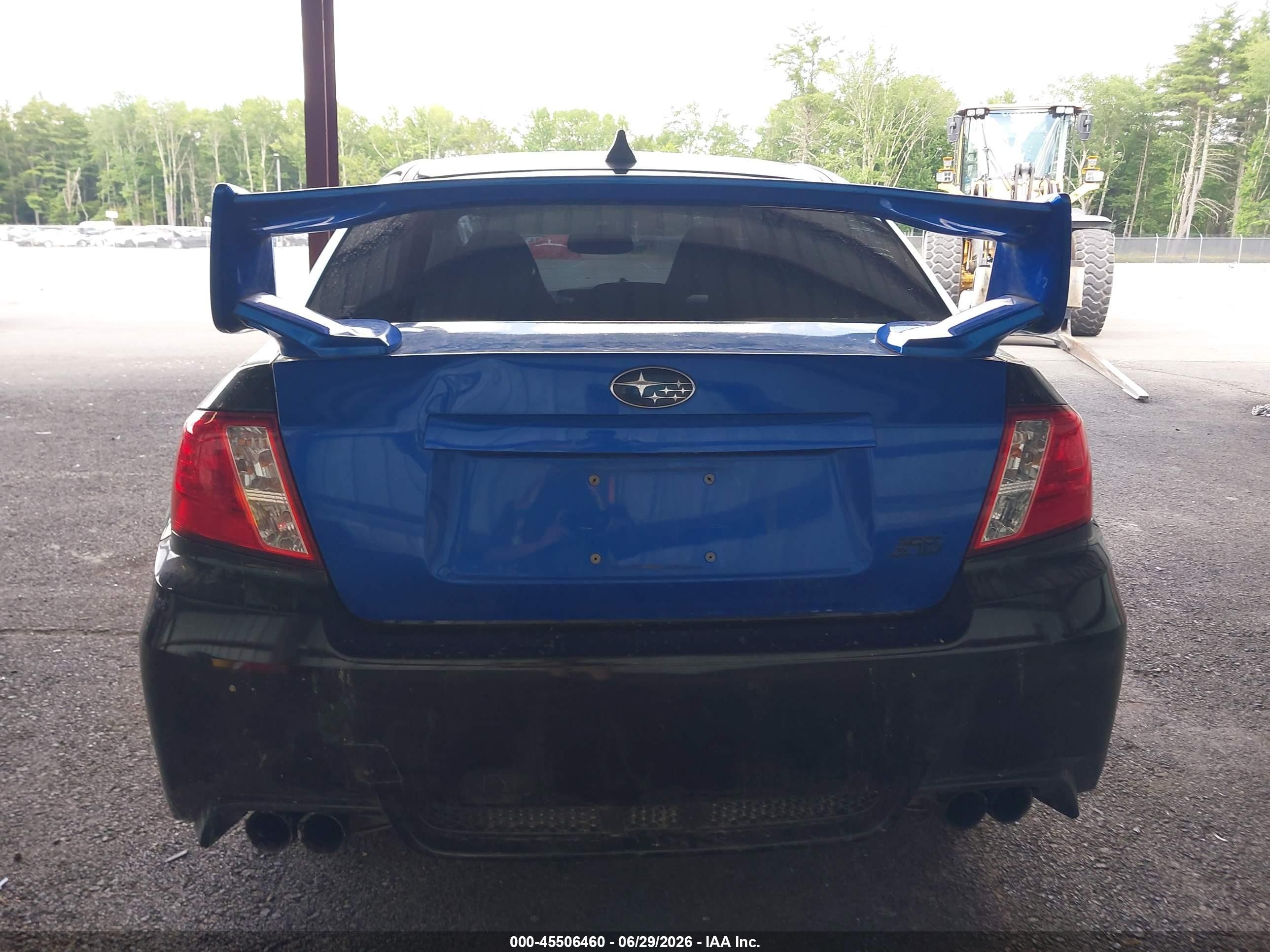 2014 Subaru Impreza Wrx   Black vin: JF1GV7E64EG007415