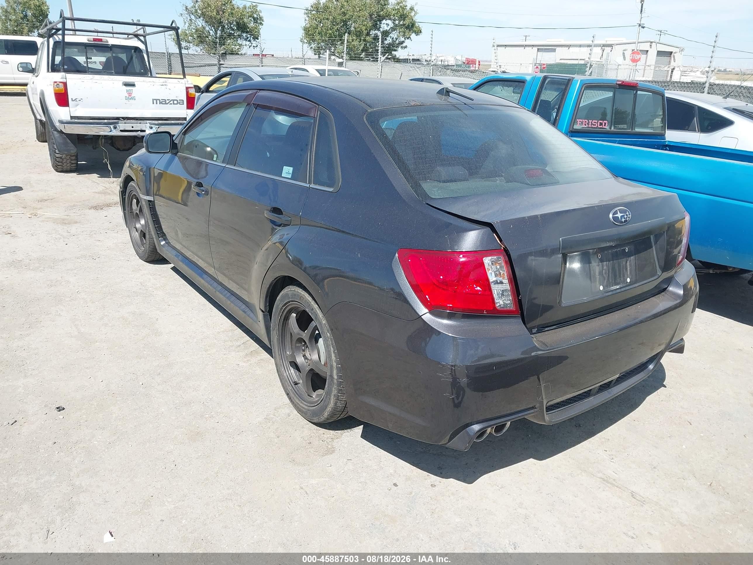 2011 Subaru Impreza Wrx Черный vin: JF1GV7E65BG504209