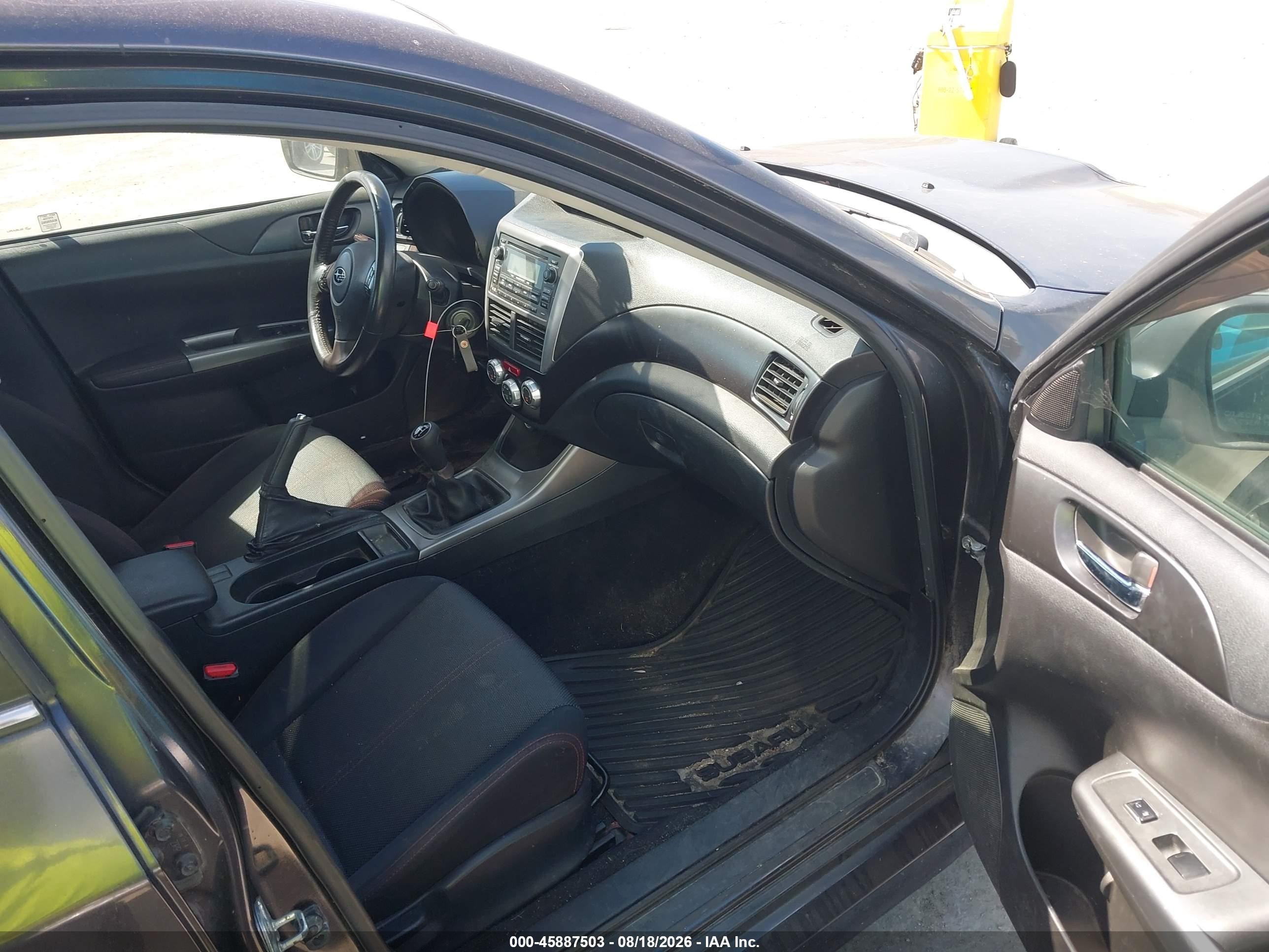 2011 Subaru Impreza Wrx Черный vin: JF1GV7E65BG504209