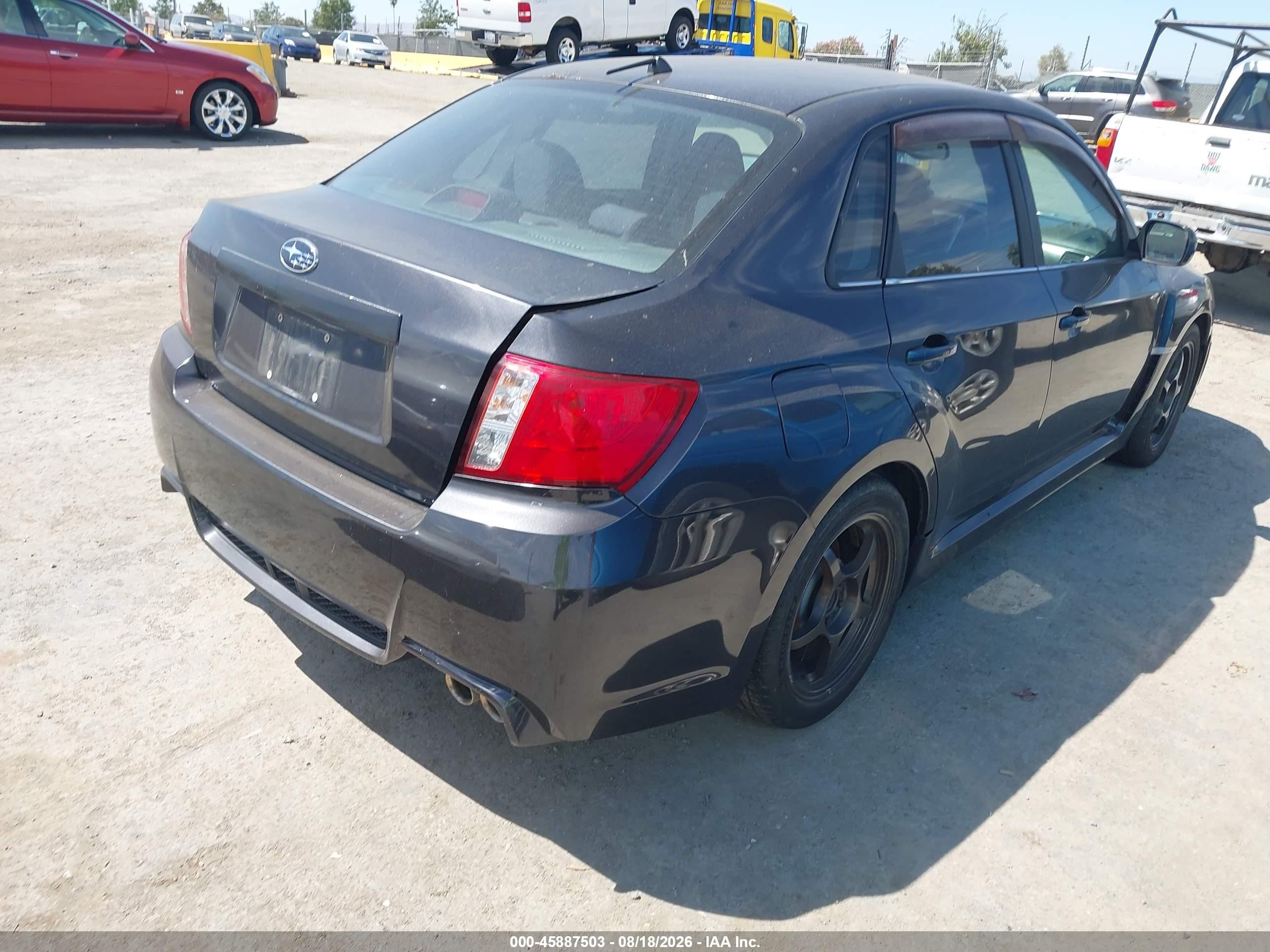 2011 Subaru Impreza Wrx Черный vin: JF1GV7E65BG504209