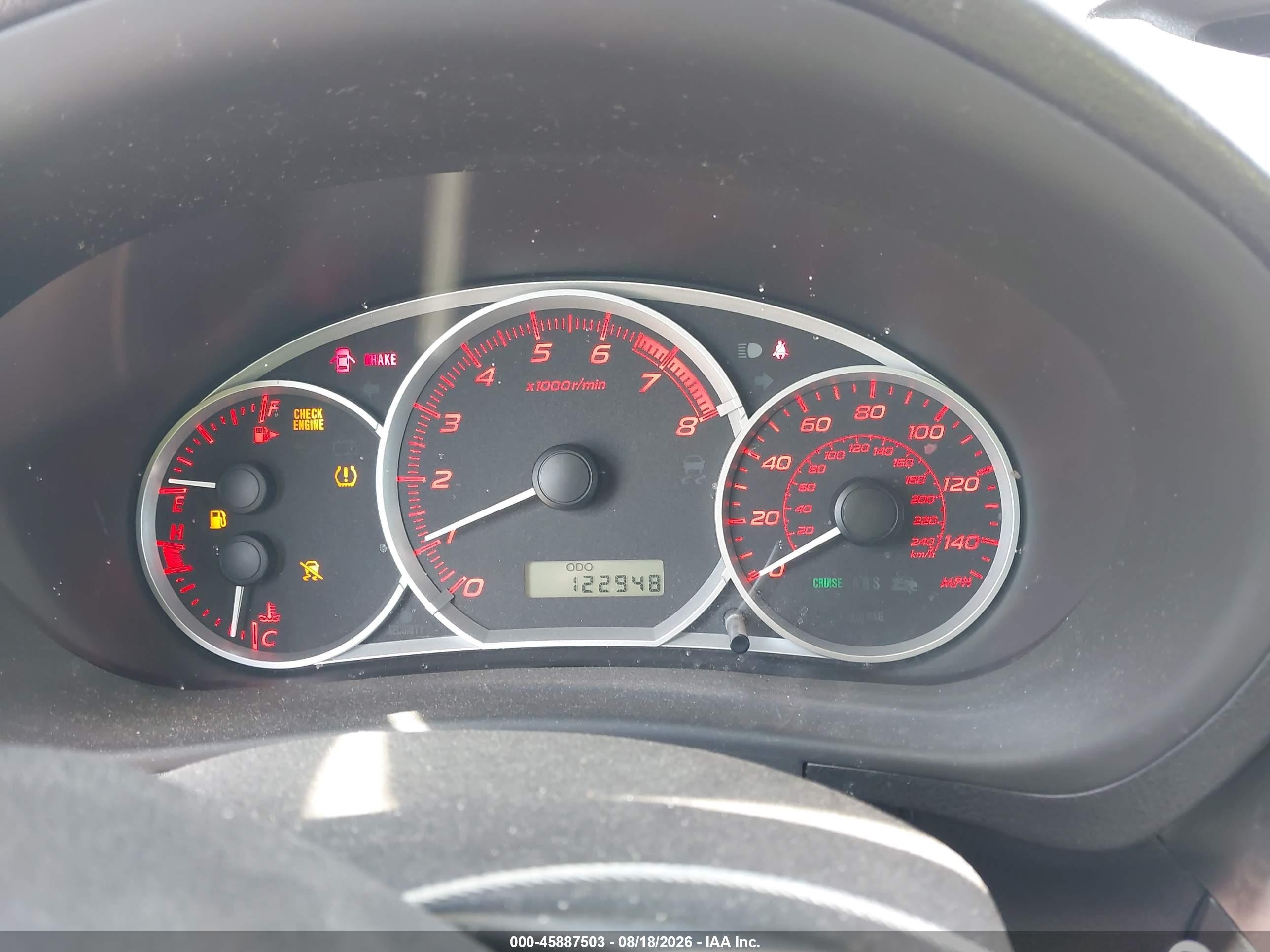 2011 Subaru Impreza Wrx Черный vin: JF1GV7E65BG504209