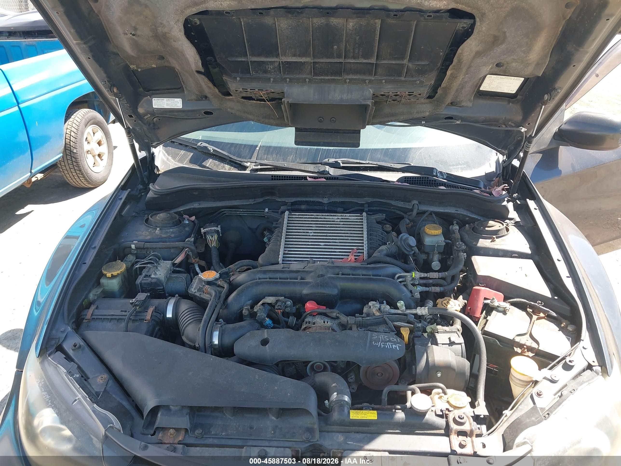 2011 Subaru Impreza Wrx Черный vin: JF1GV7E65BG504209