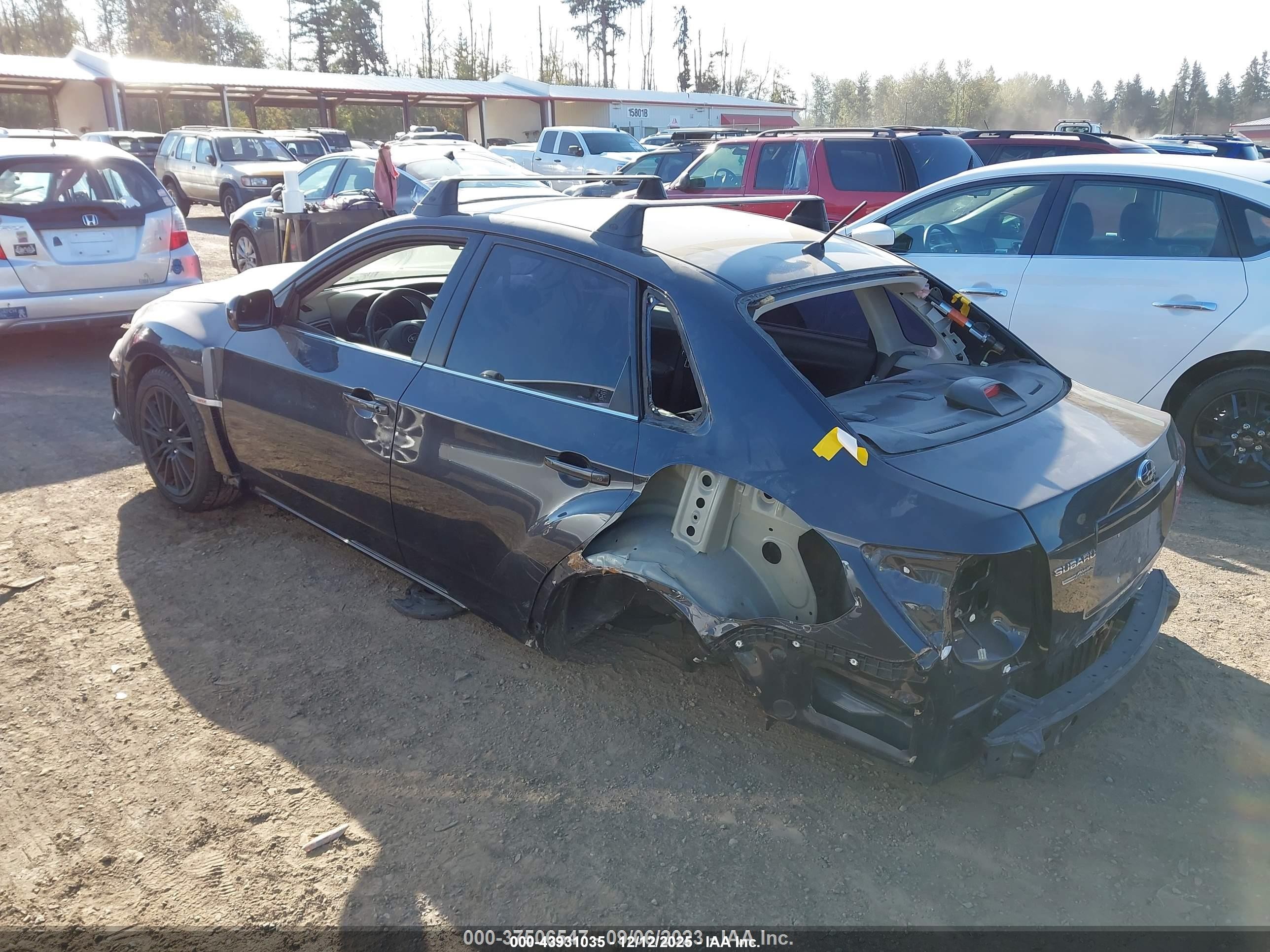 2014 Subaru Impreza Wrx   Серый vin: JF1GV7E65EG002465