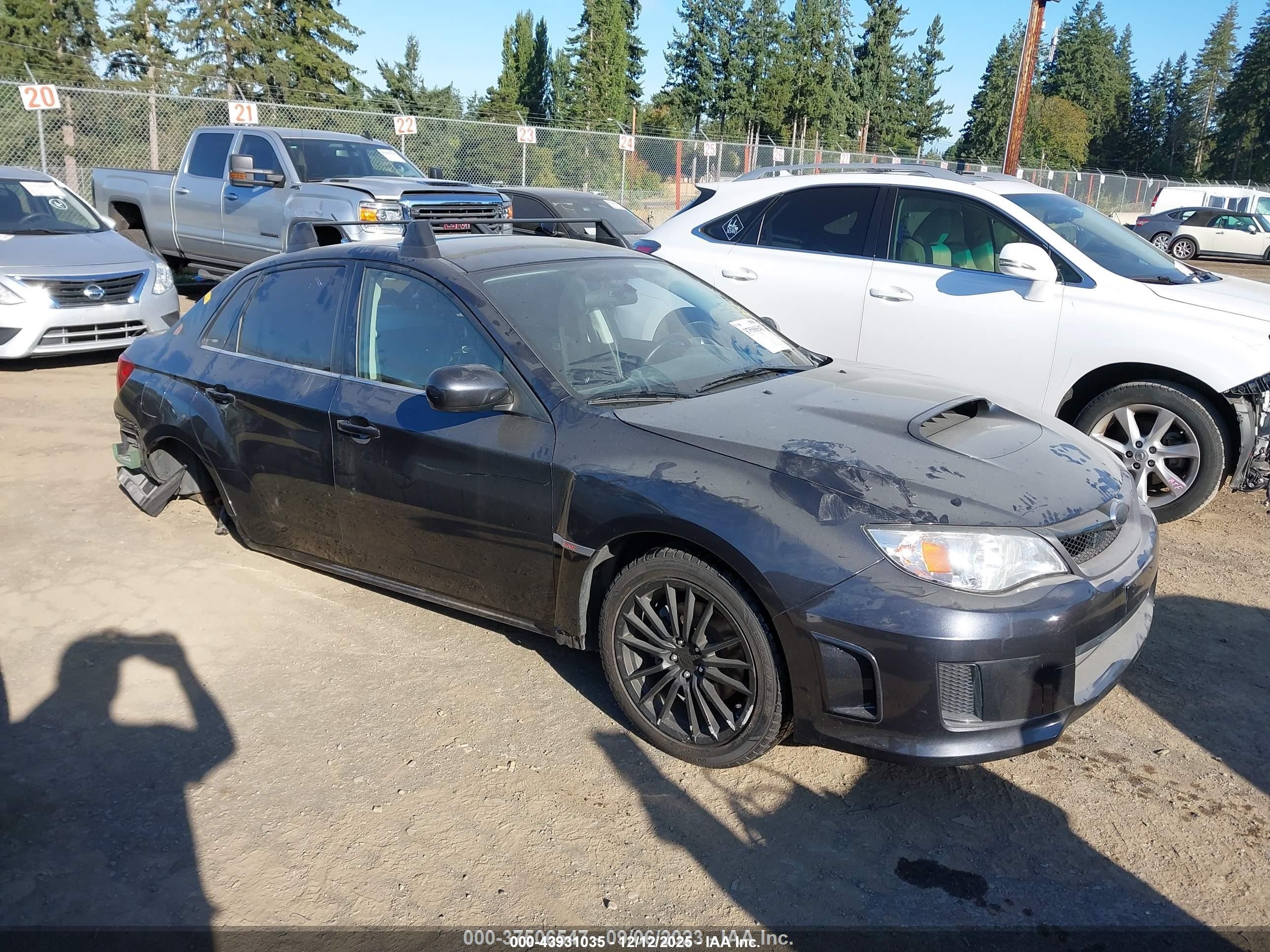 2014 Subaru Impreza Wrx   Серый vin: JF1GV7E65EG002465