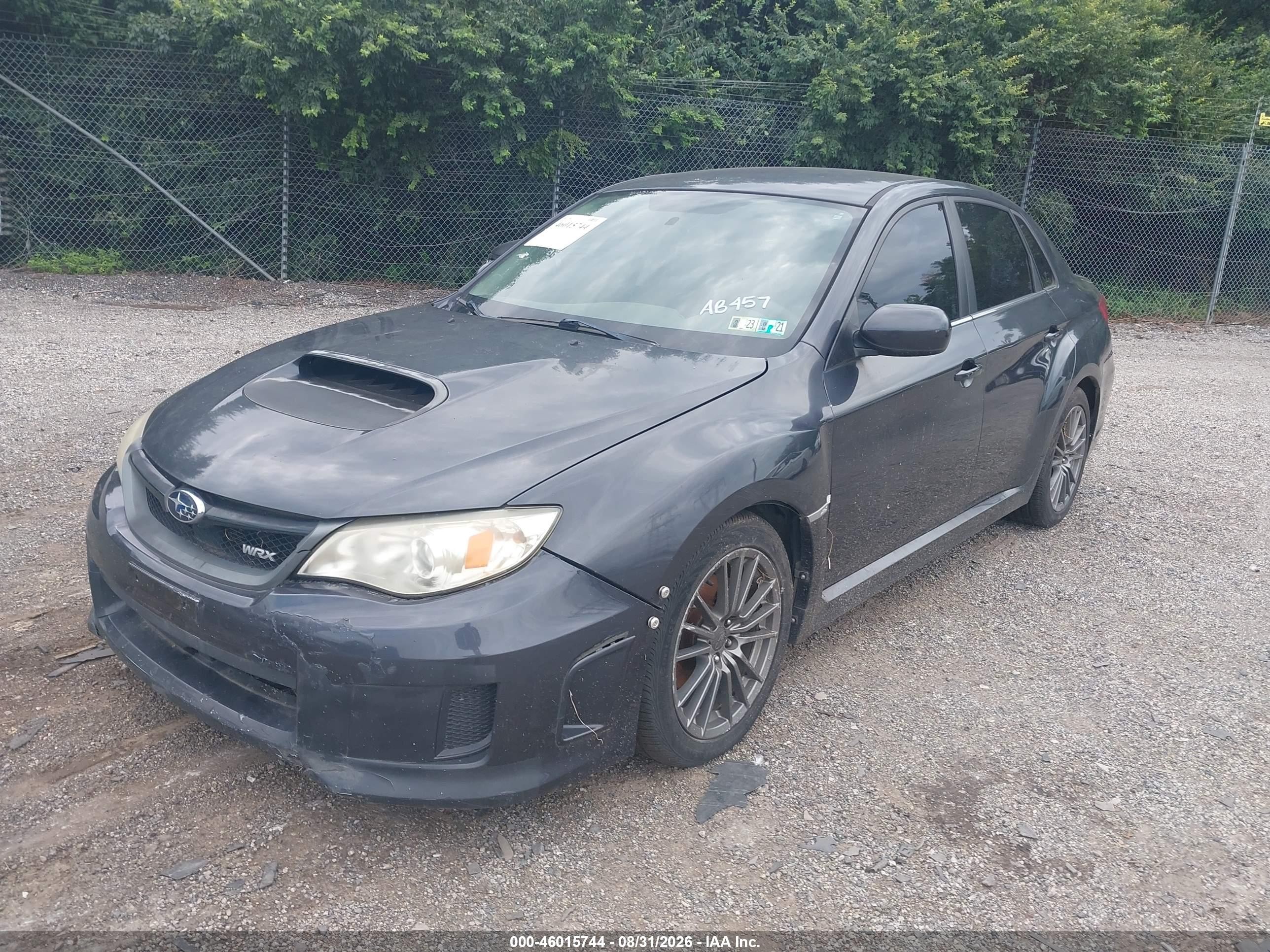 2014 Subaru Impreza Wrx Gray vin: JF1GV7E65EG014289