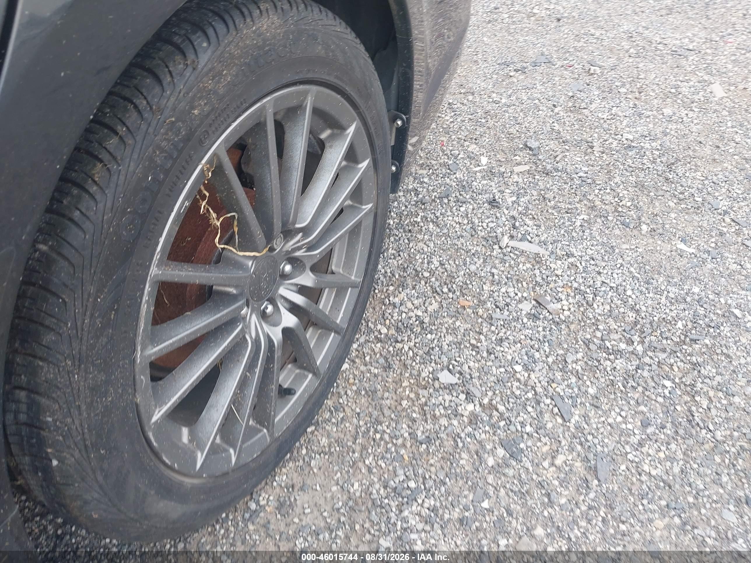 2014 Subaru Impreza Wrx Gray vin: JF1GV7E65EG014289