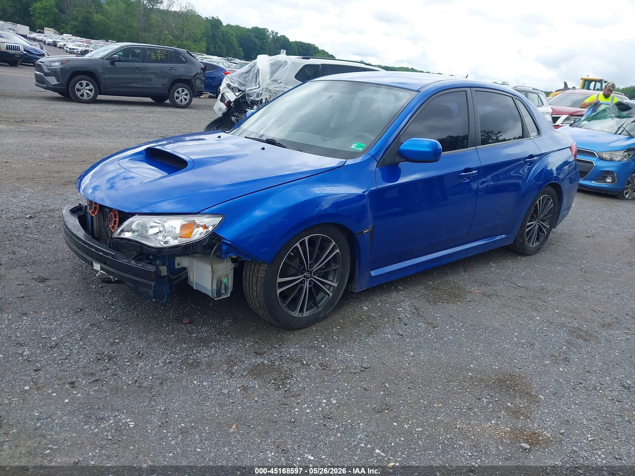 2014 Subaru Impreza Wrx   Blue vin: JF1GV7E65EG014583