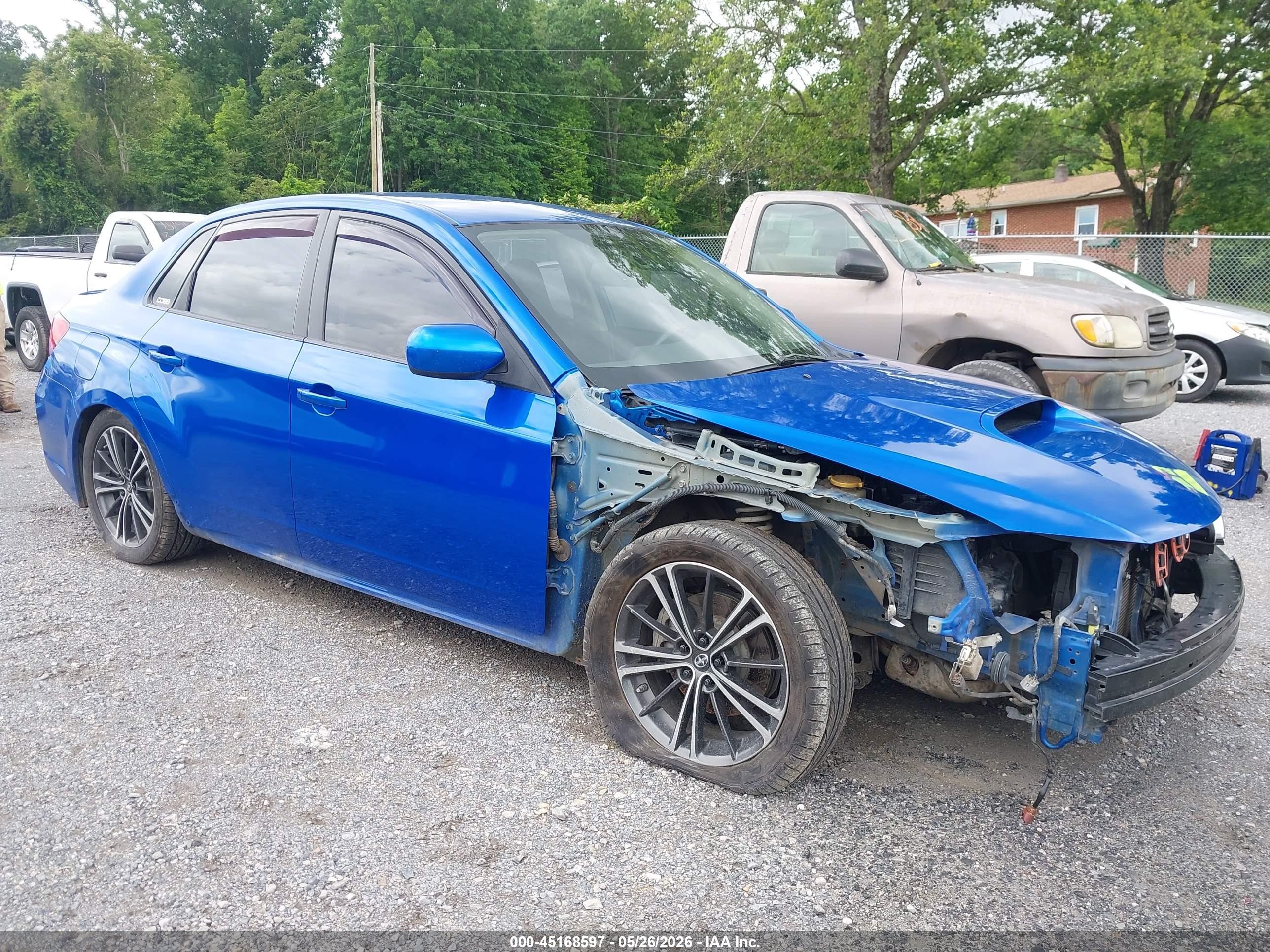 2014 Subaru Impreza Wrx   Blue vin: JF1GV7E65EG014583
