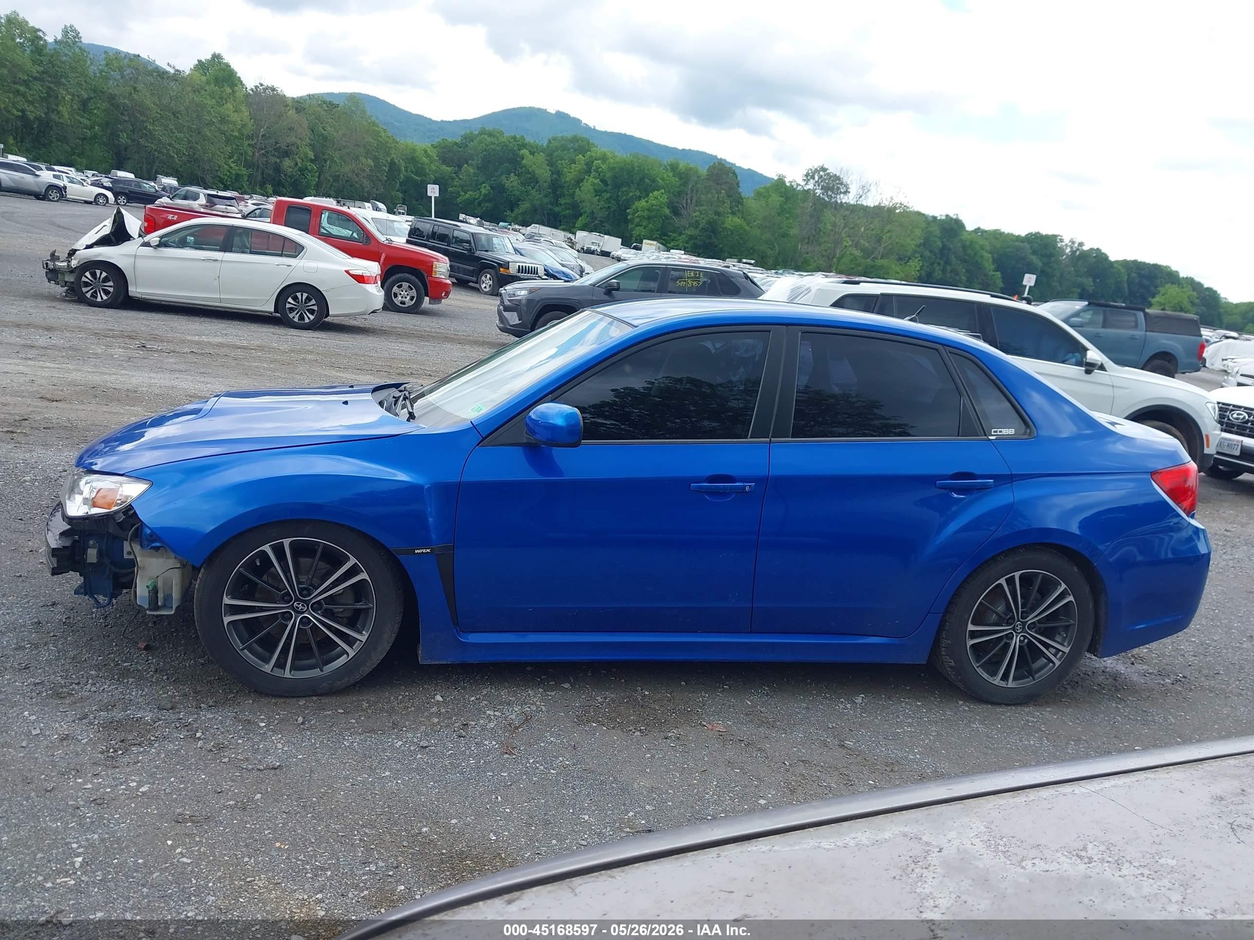 2014 Subaru Impreza Wrx   Blue vin: JF1GV7E65EG014583