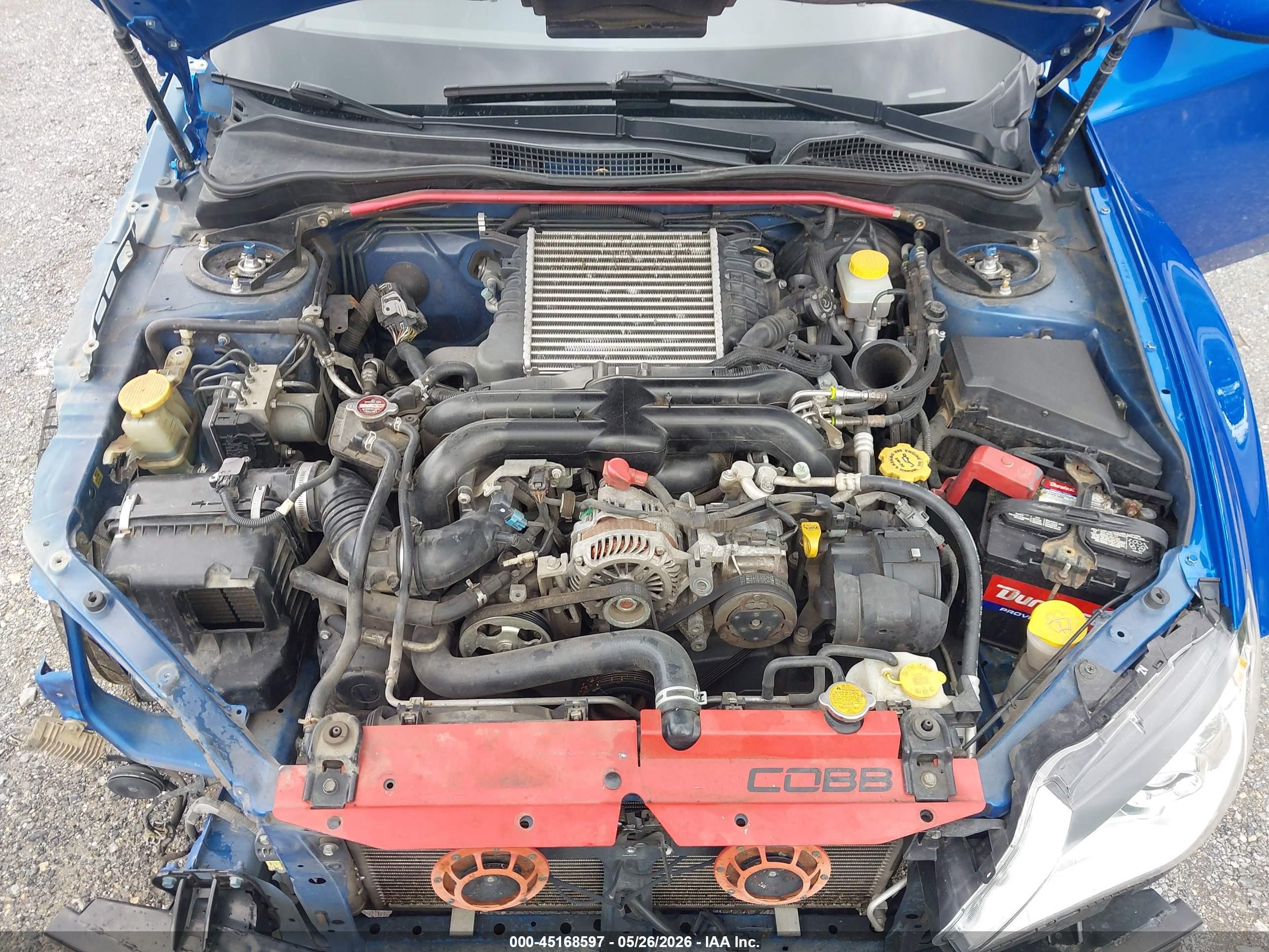 2014 Subaru Impreza Wrx   Blue vin: JF1GV7E65EG014583