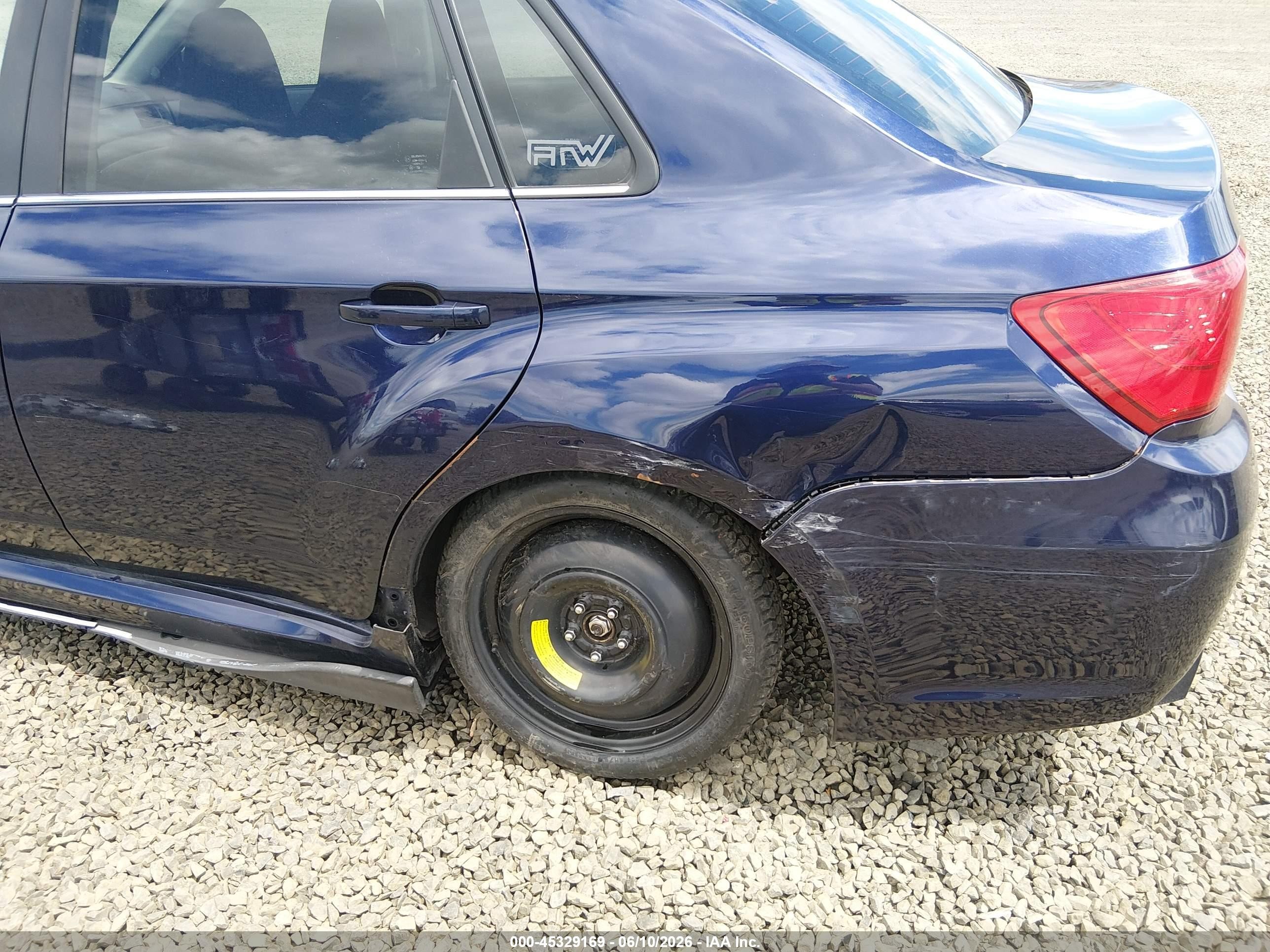2013 Subaru Impreza Wrx   Dark Blue vin: JF1GV7E66DG003090