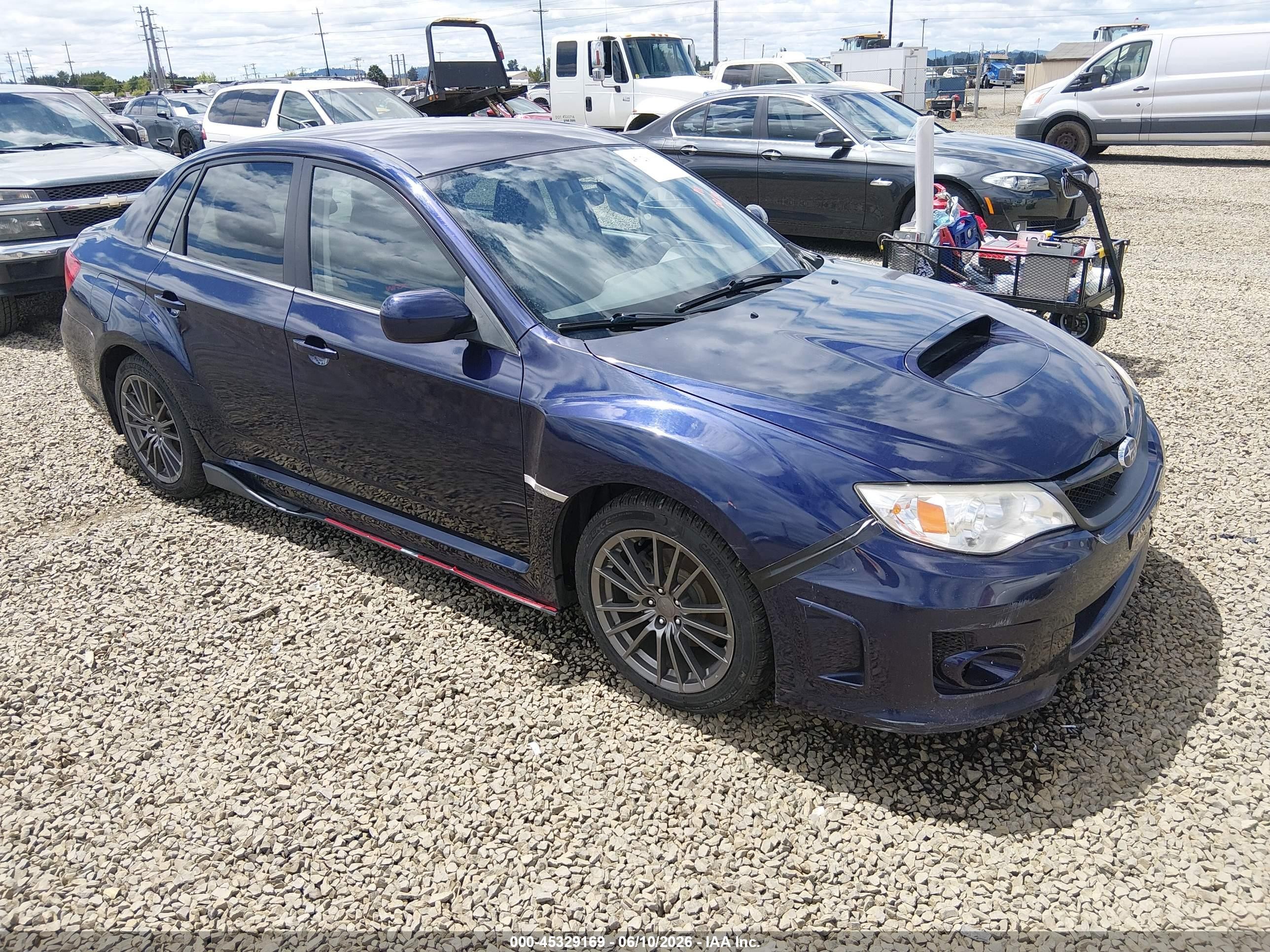 2013 Subaru Impreza Wrx   Dark Blue vin: JF1GV7E66DG003090